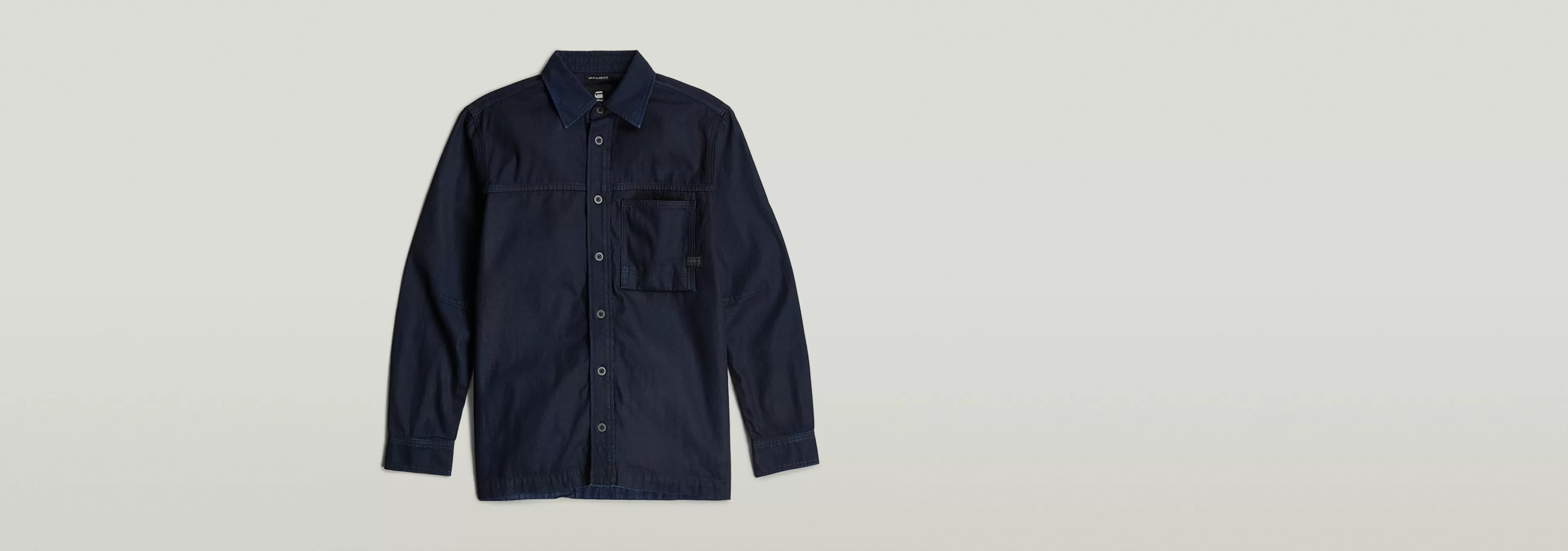 Discount G-Star 1-Pocket Regular Denim Shirt worn in adrift cobler