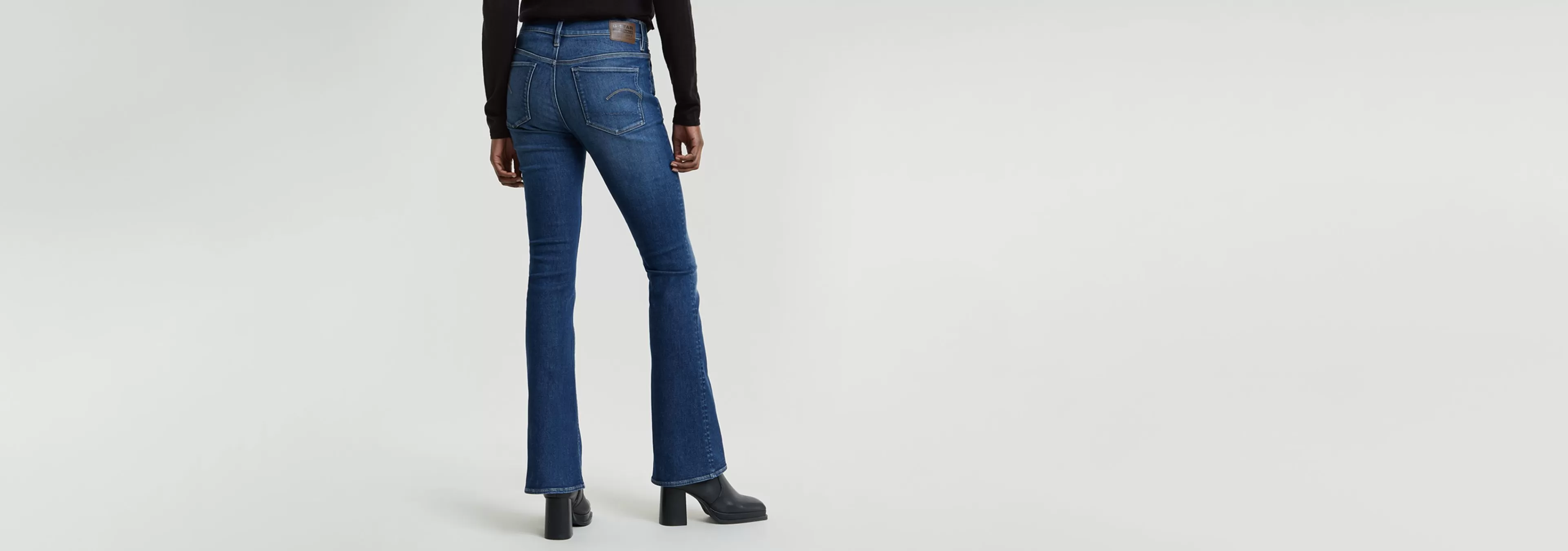 Clearance G-Star 3301 Flare Jeans faded zonal wind