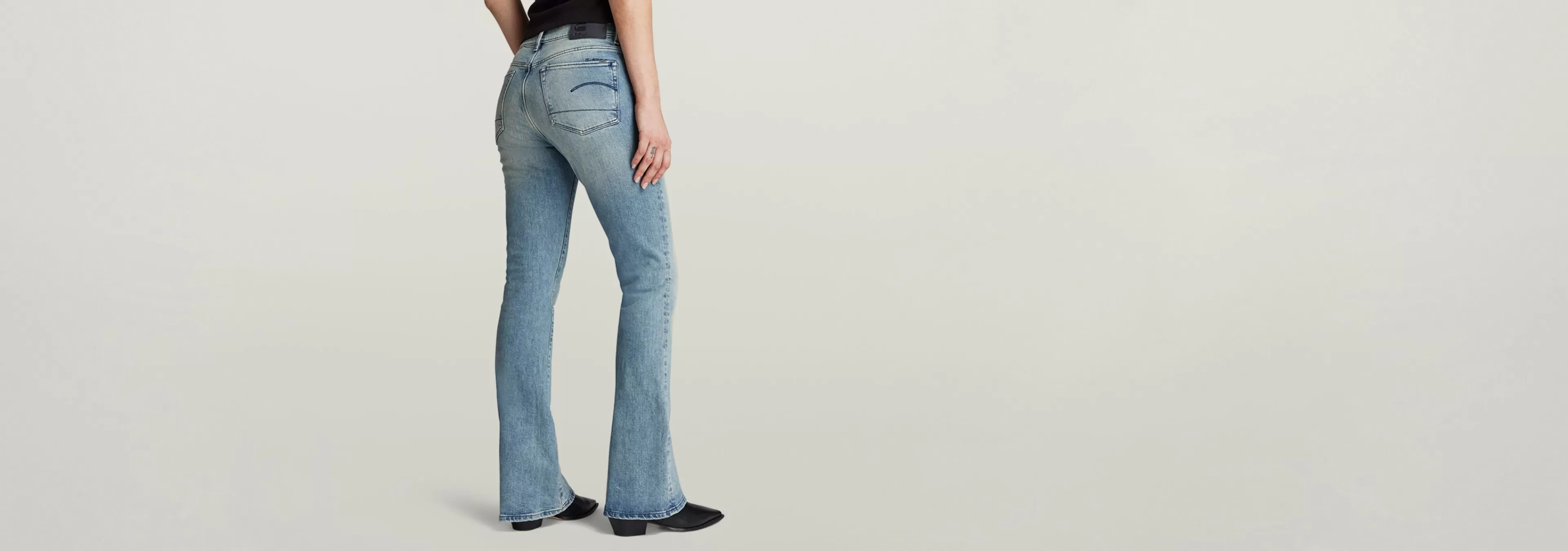Best G-Star 3301 Flare Jeans vintage seashore