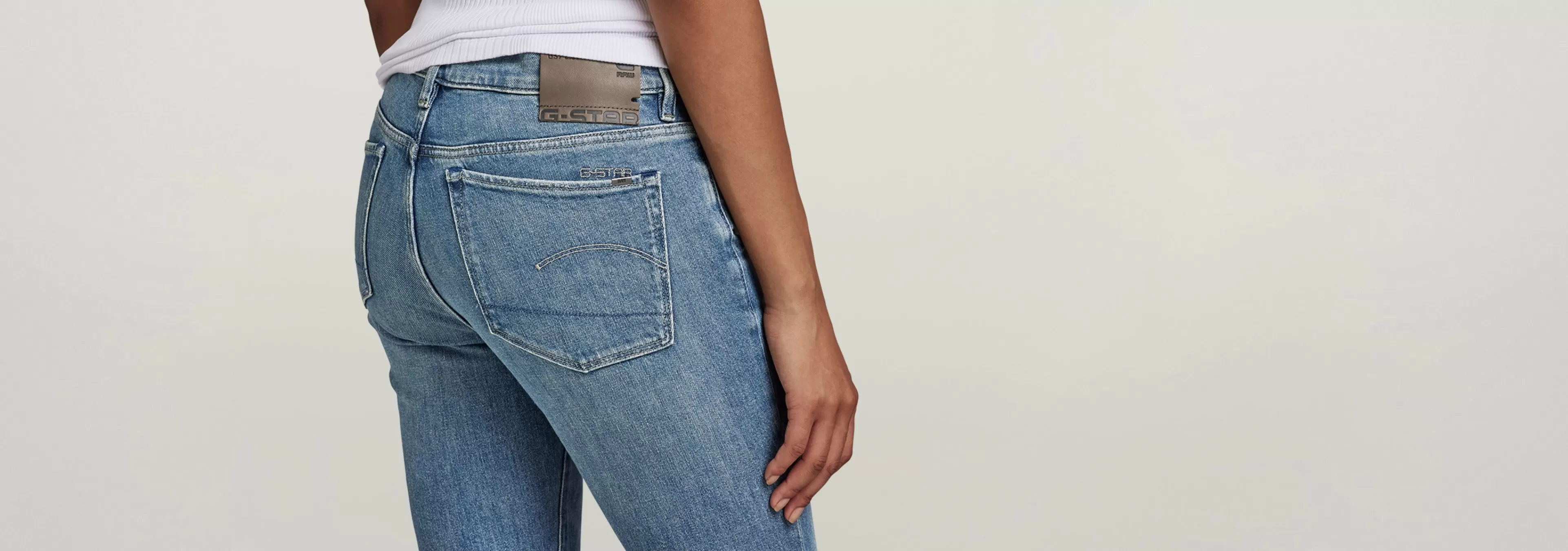 Online G-Star 3301 Flare Jeans antique faded blue opal