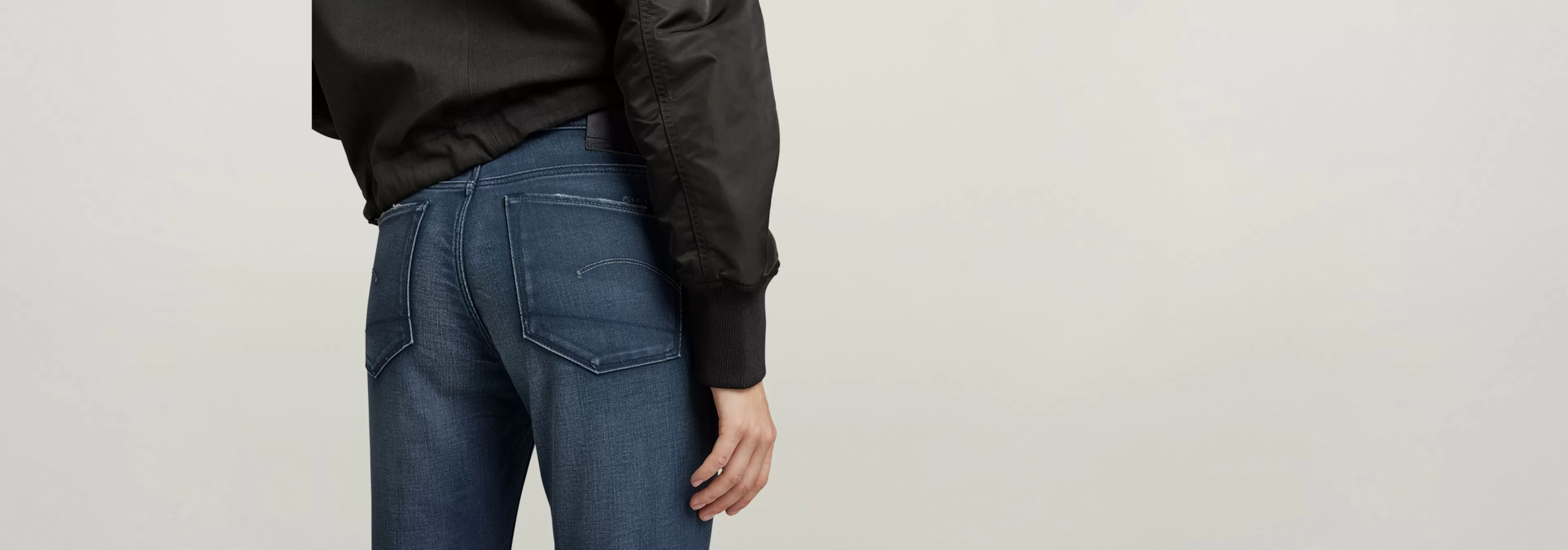 Cheap G-Star 3301 Flare Jeans worn in rivulet
