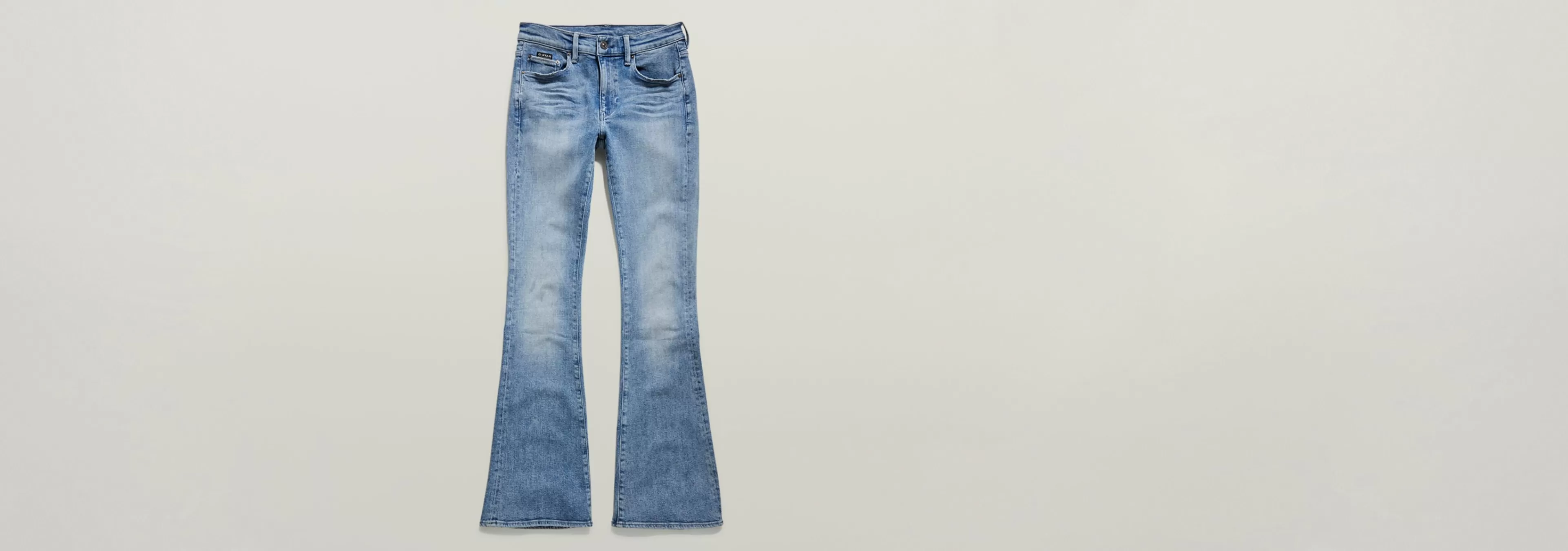 Best Sale G-Star 3301 Flare Jeans sun faded nubay blue