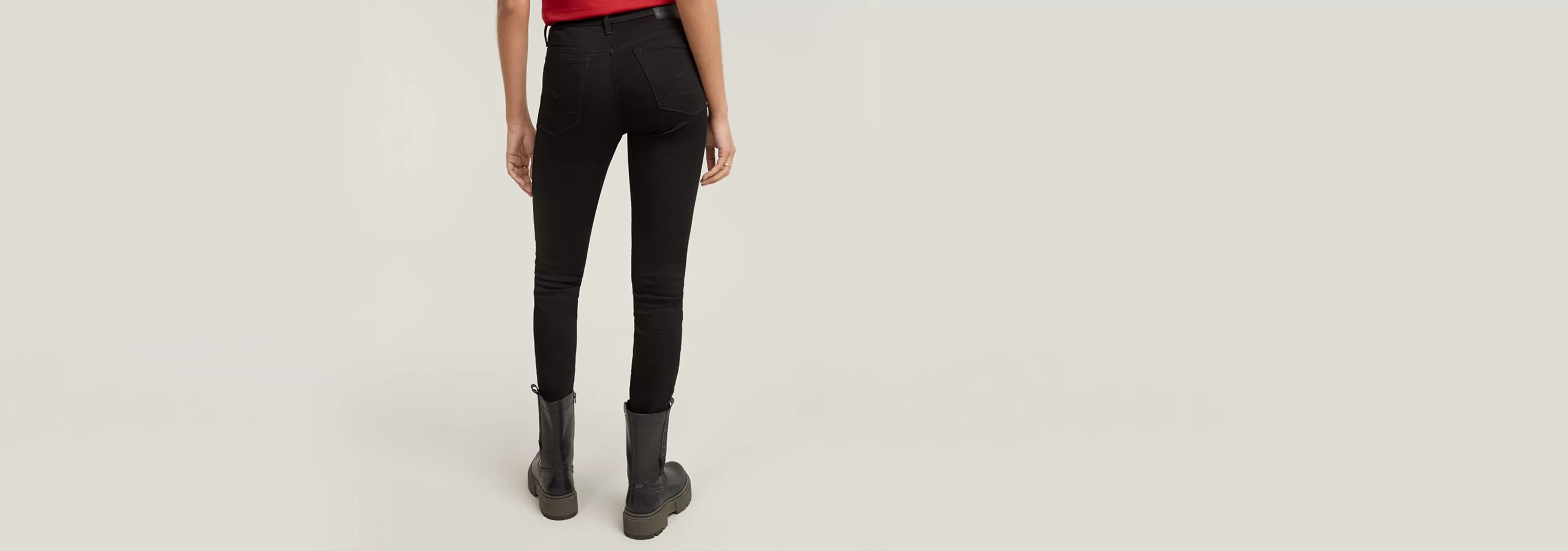 Best Sale G-Star 3301 High Skinny Jeans pitch black