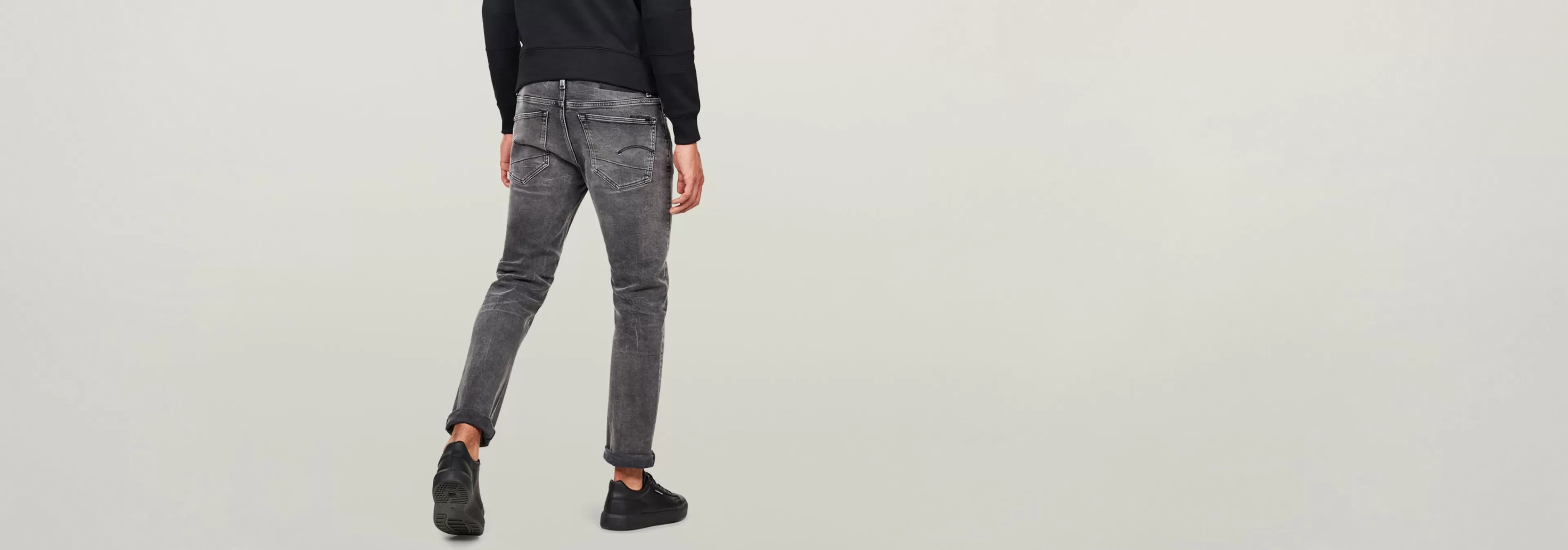 Outlet G-Star 3301 Regular Straight Jeans antic charcoal
