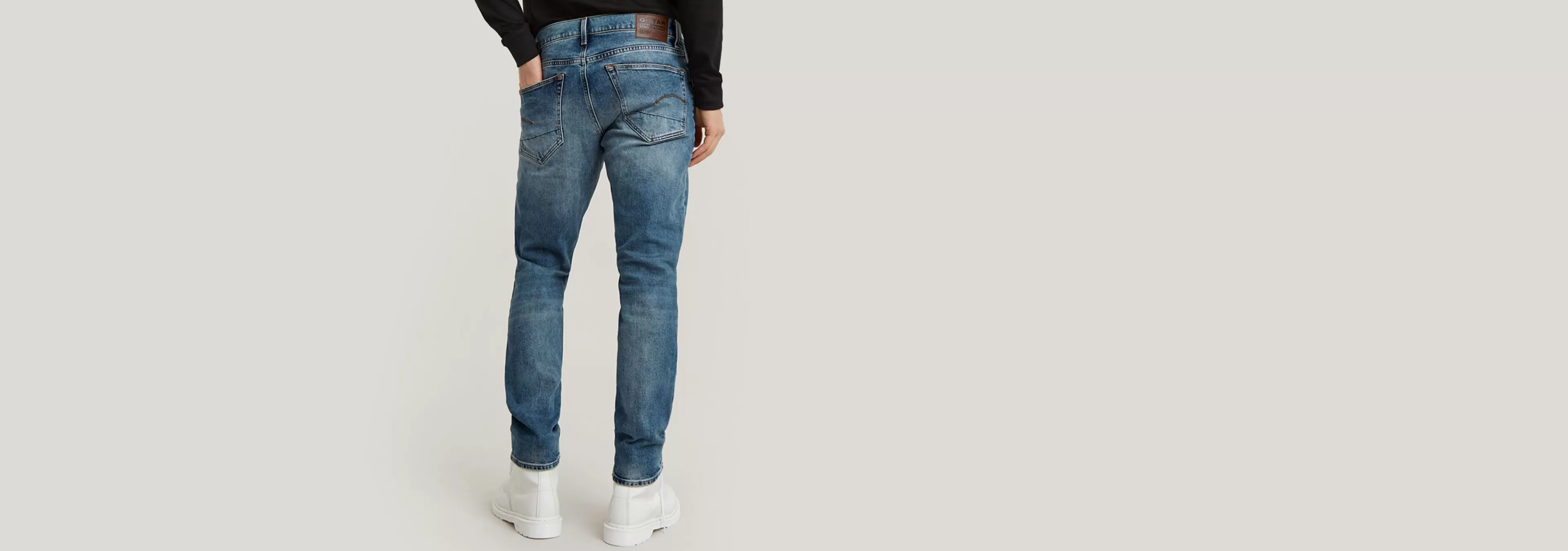 Outlet G-Star 3301 Regular Tapered Jeans vintage azure
