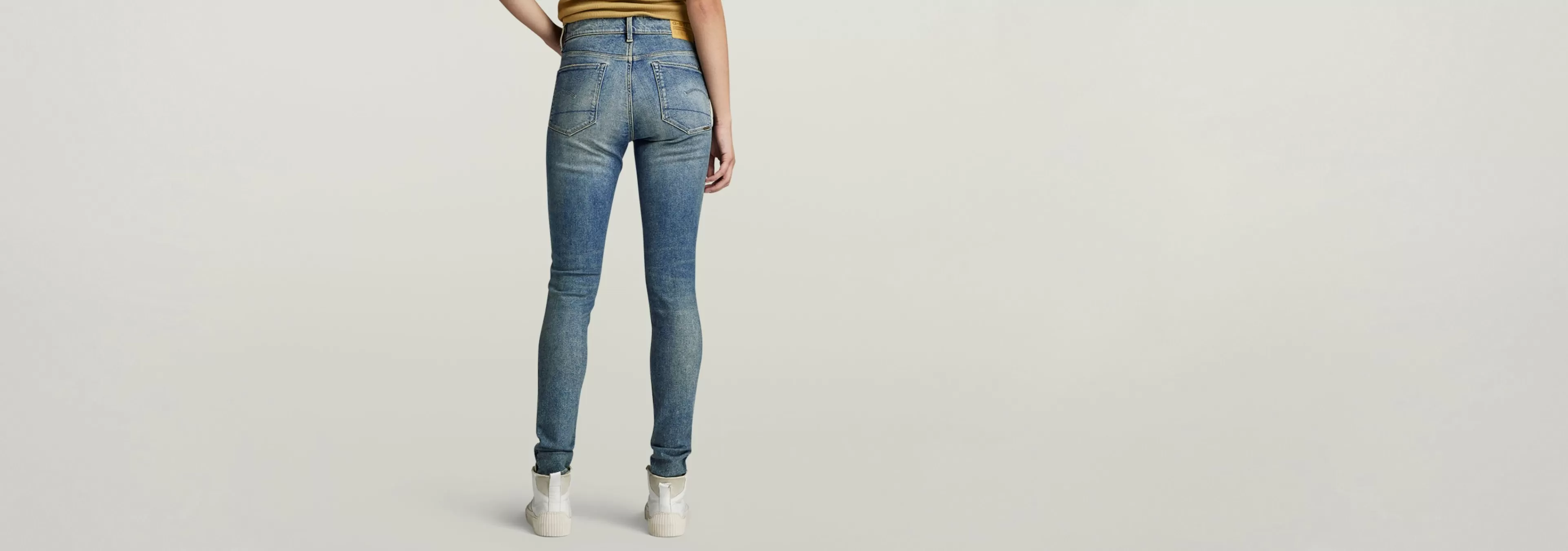 Cheap G-Star 3301 Skinny Jeans antique faded blue topaz