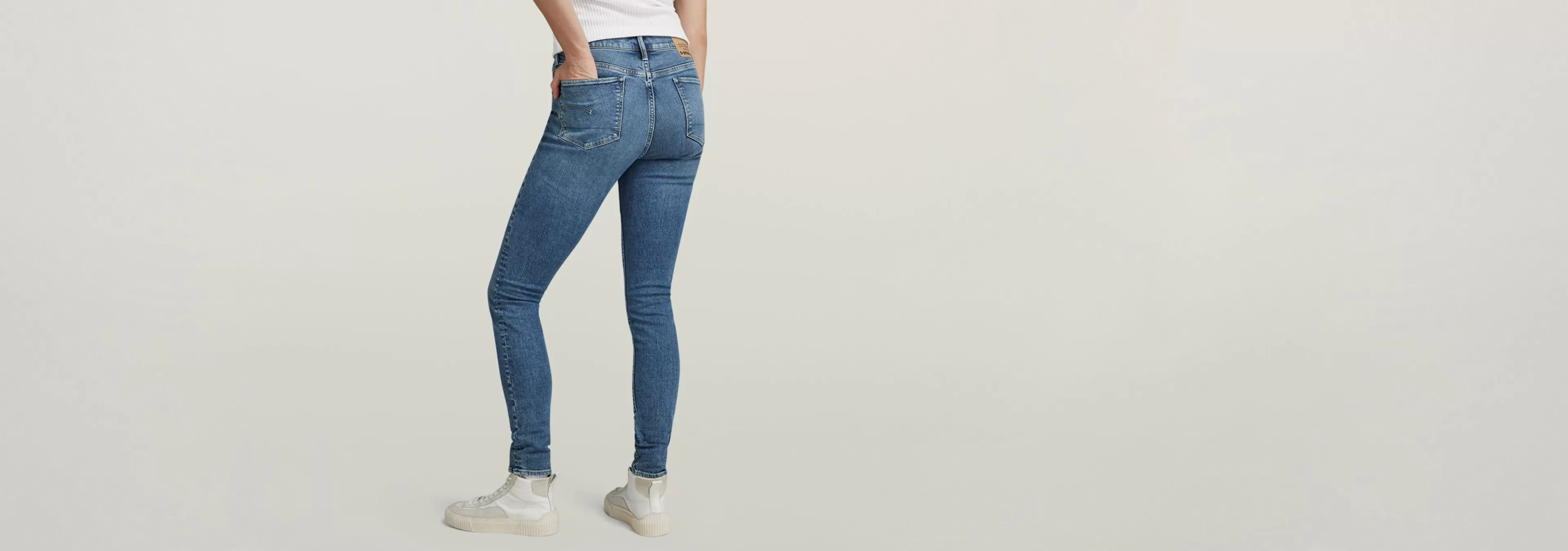 Flash Sale G-Star 3301 Skinny Jeans faded miami blue