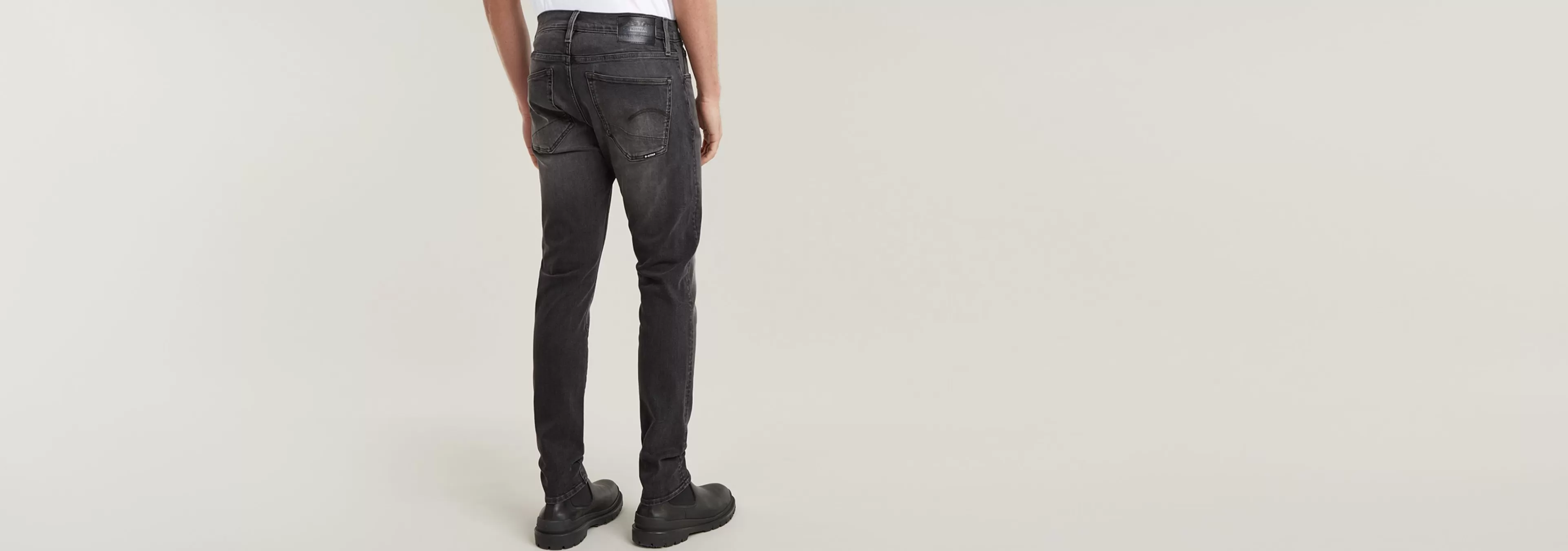 Best G-Star 3301 Skinny Jeans faded black magnet