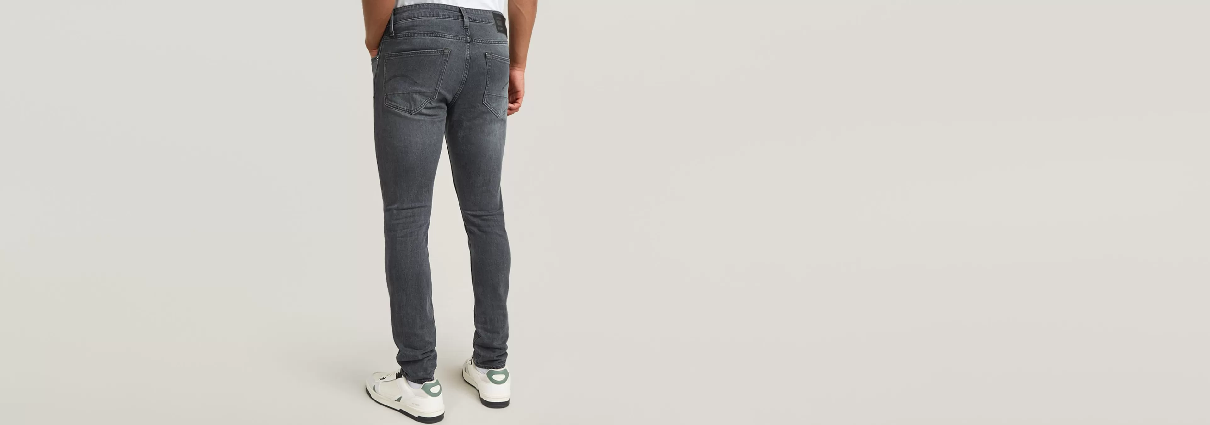 Hot G-Star 3301 Skinny Jeans faded black magnet