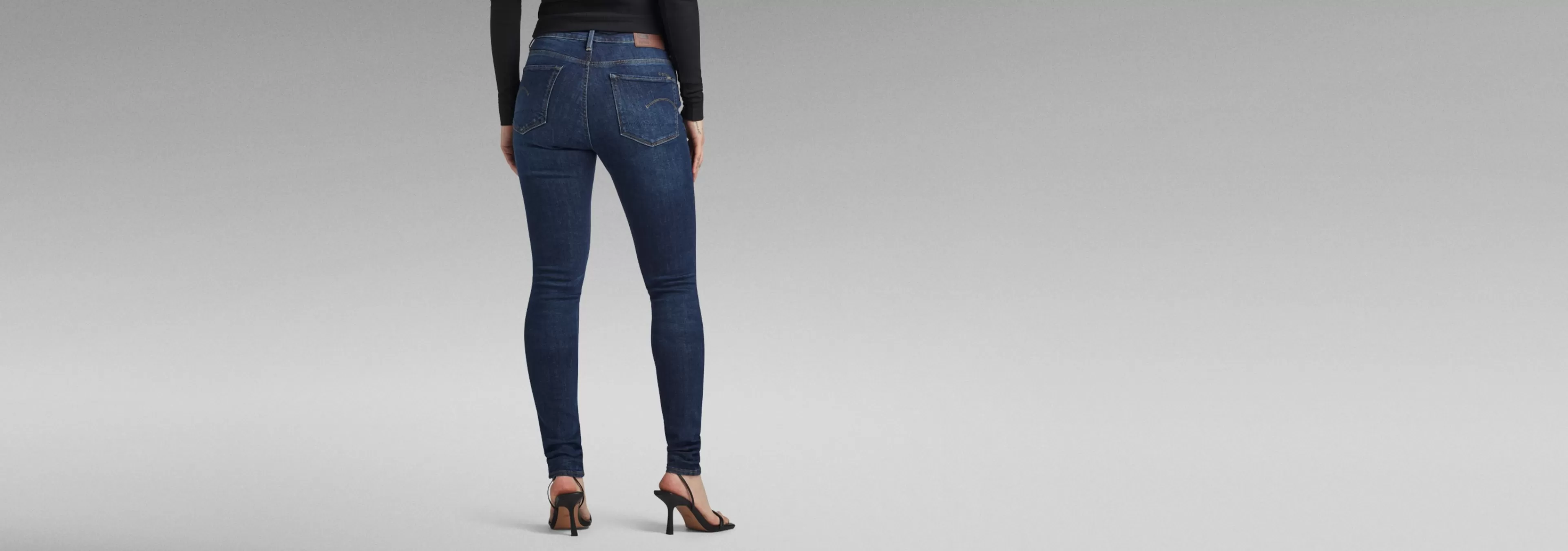 Outlet G-Star 3301 Skinny Jeans dark aged