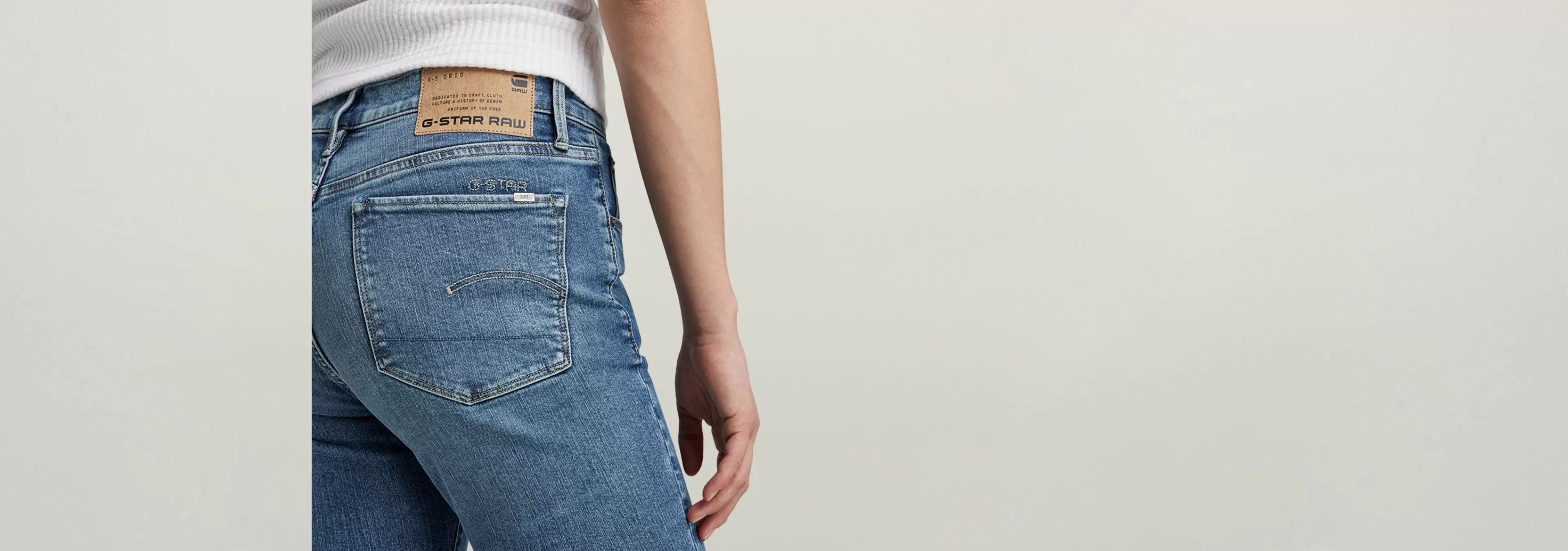 Flash Sale G-Star 3301 Skinny Jeans faded miami blue