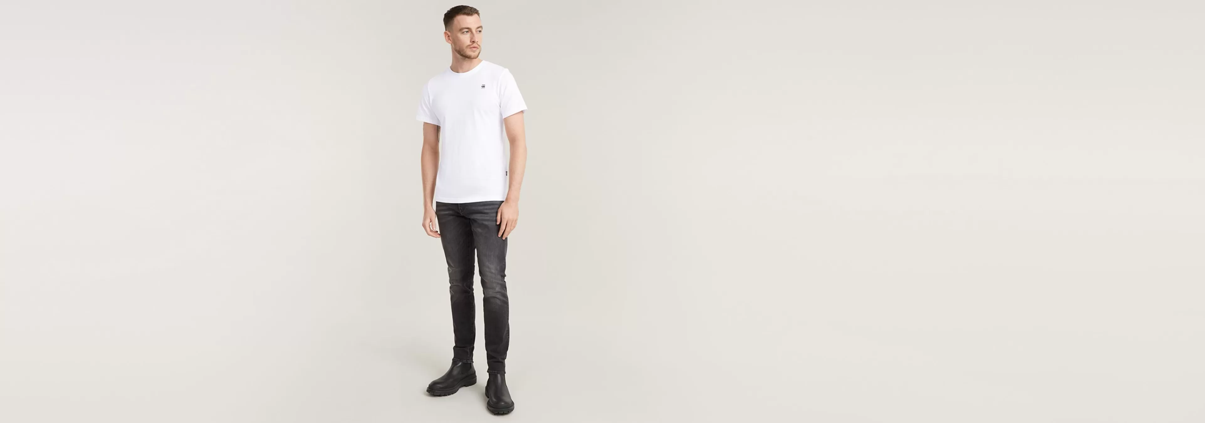 Best G-Star 3301 Skinny Jeans faded black magnet