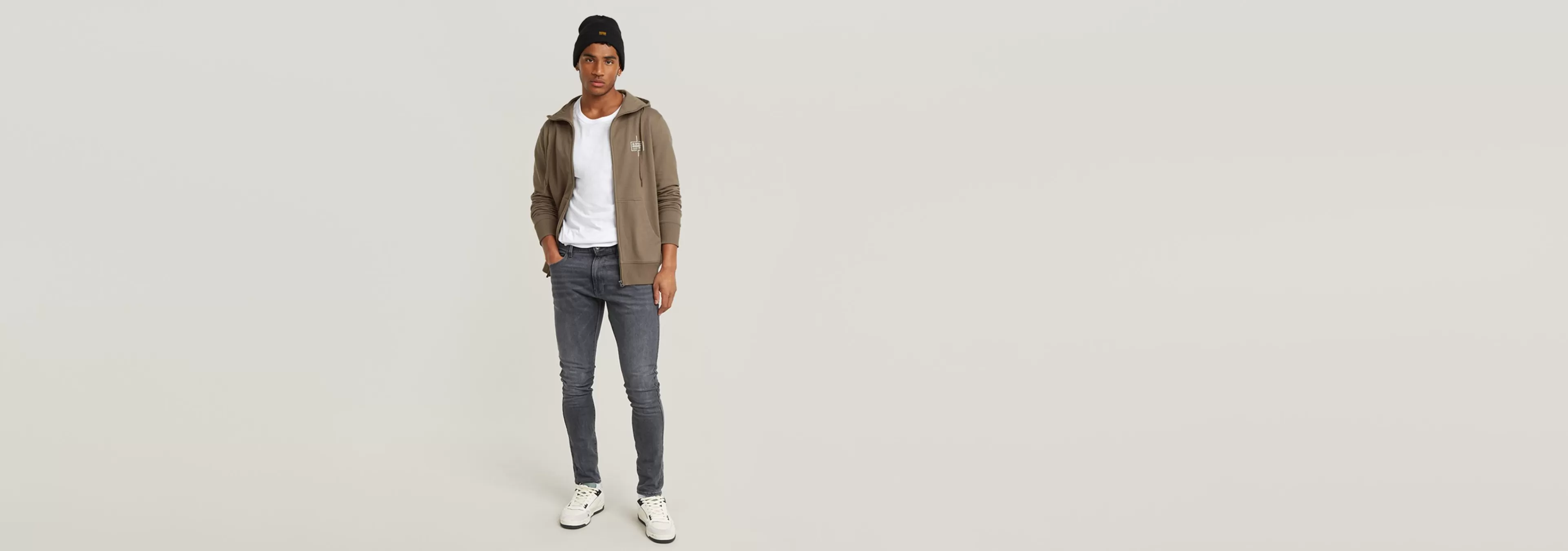 Hot G-Star 3301 Skinny Jeans faded black magnet
