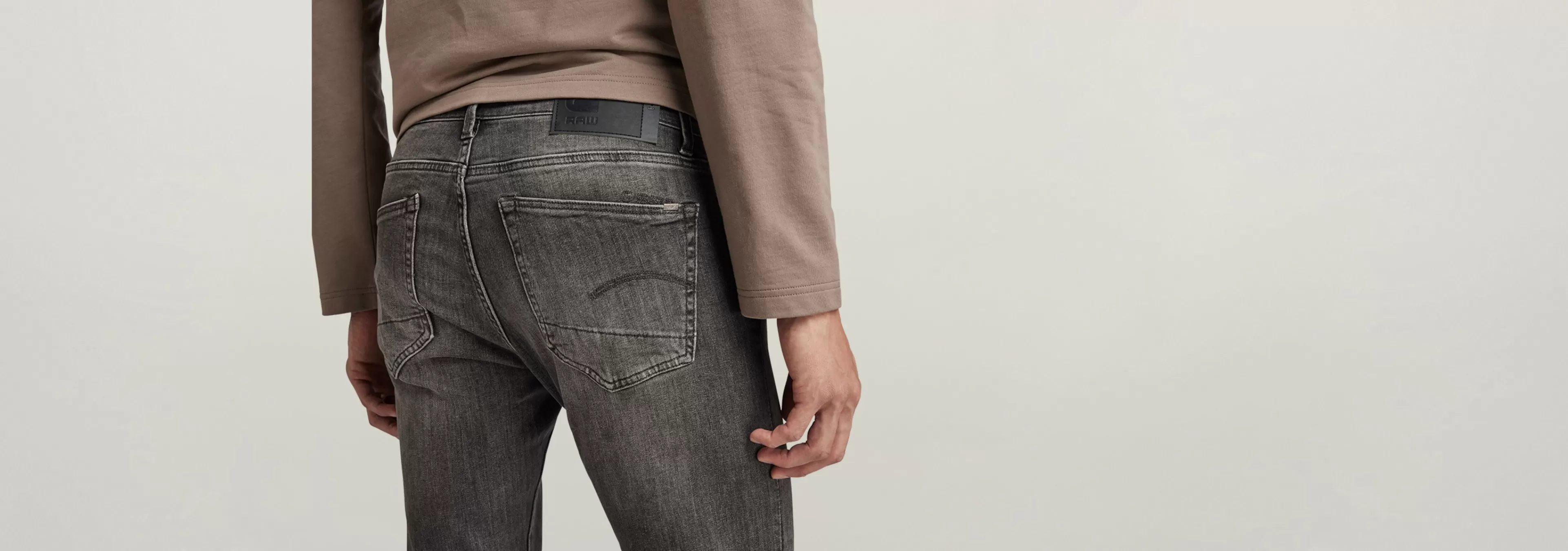 Sale G-Star 3301 Skinny Jeans faded black magnet