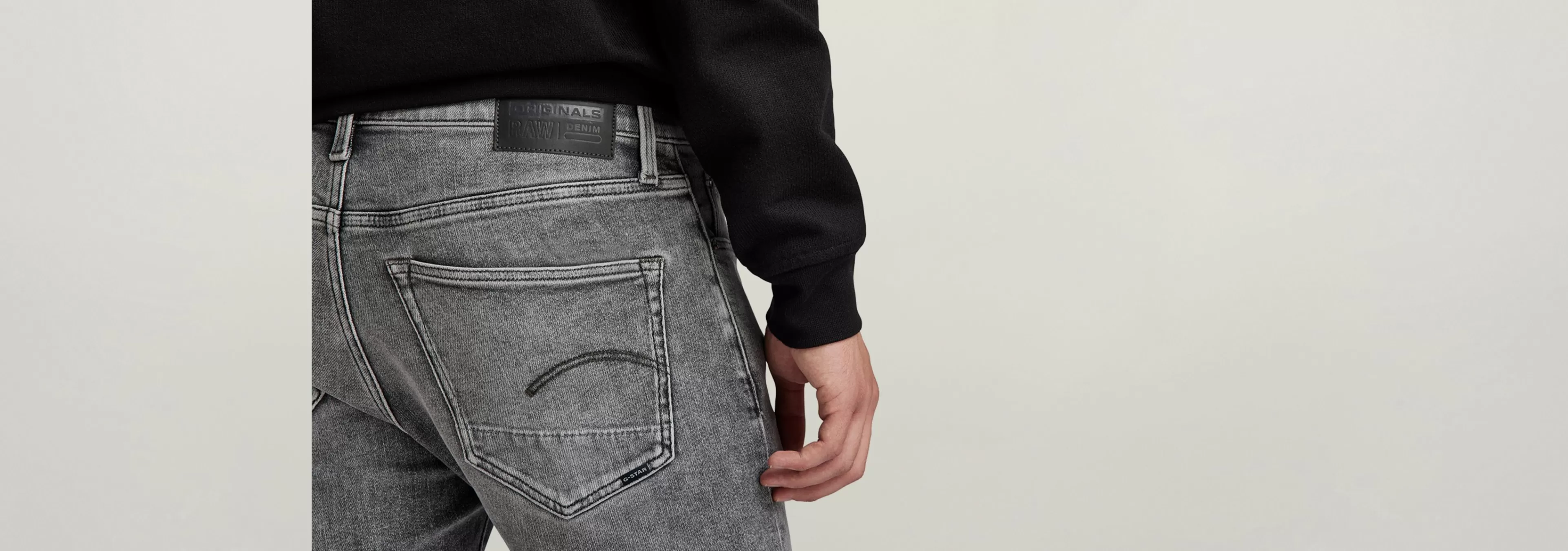 Best Sale G-Star 3301 Slim Denim Short faded grey neblina