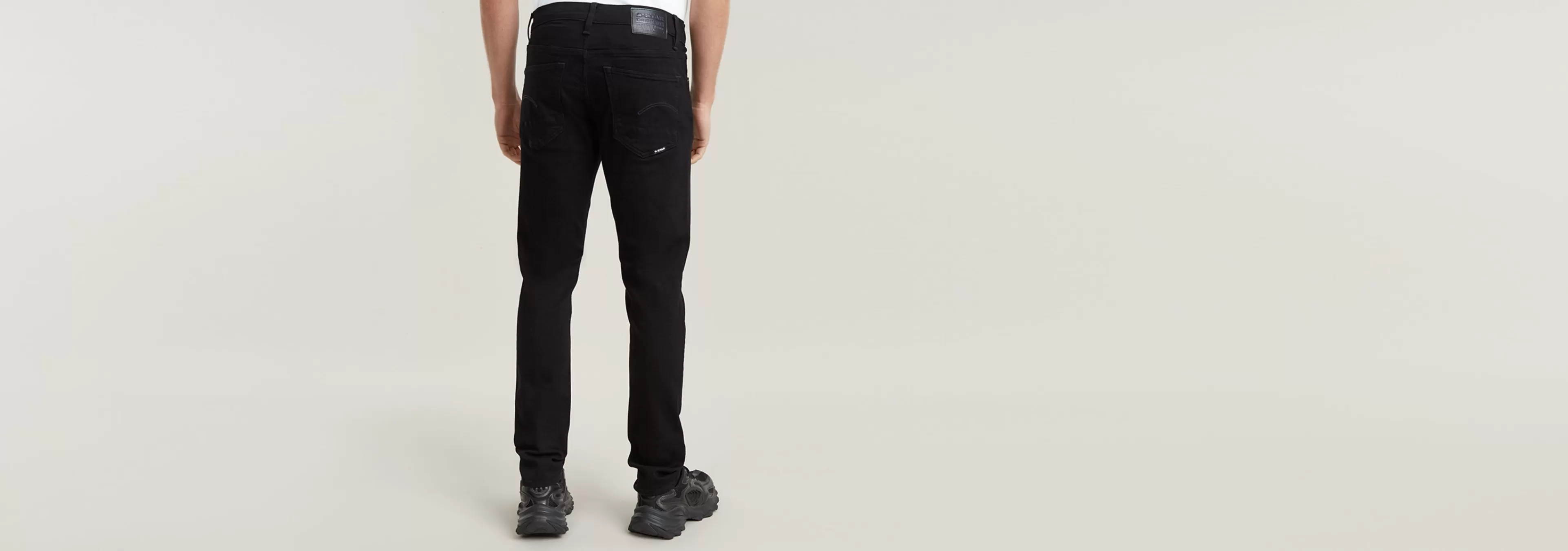 New G-Star 3301 Slim Jeans pitch black