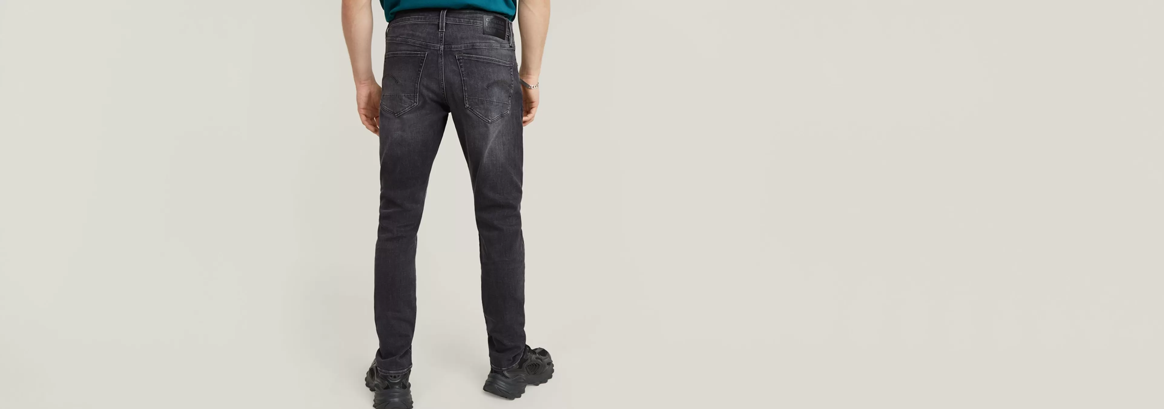 Cheap G-Star 3301 Slim Jeans faded black magnet