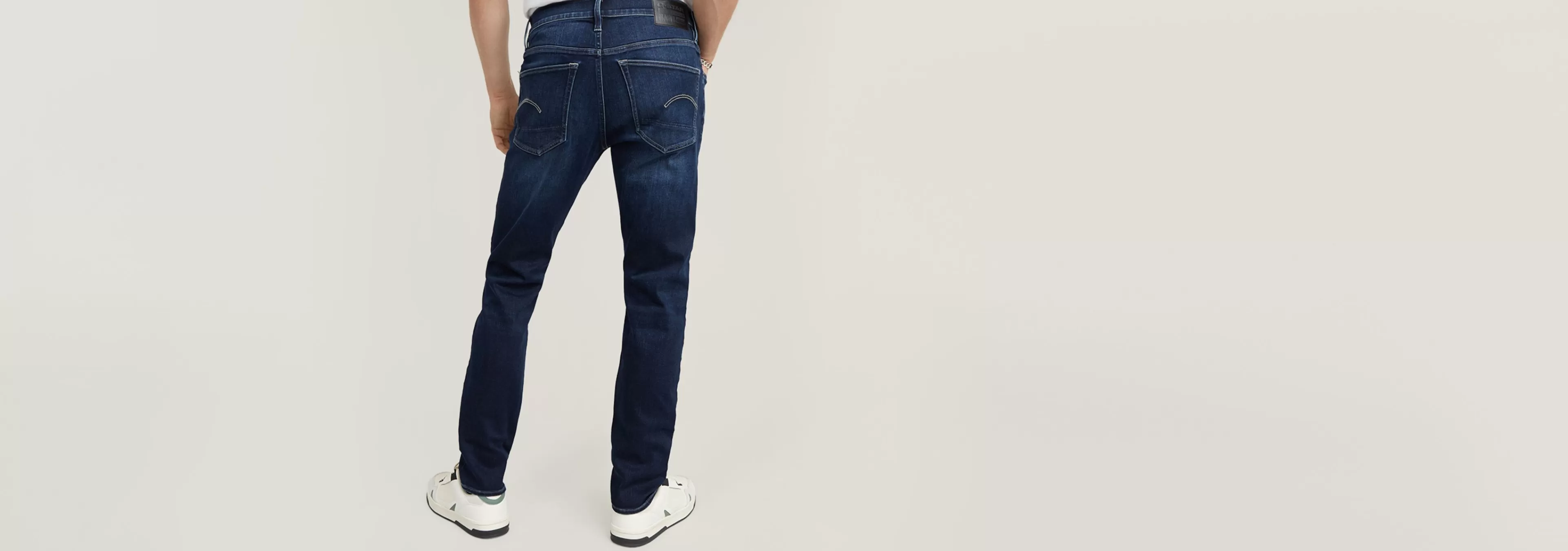 Shop G-Star 3301 Slim Jeans dark aged