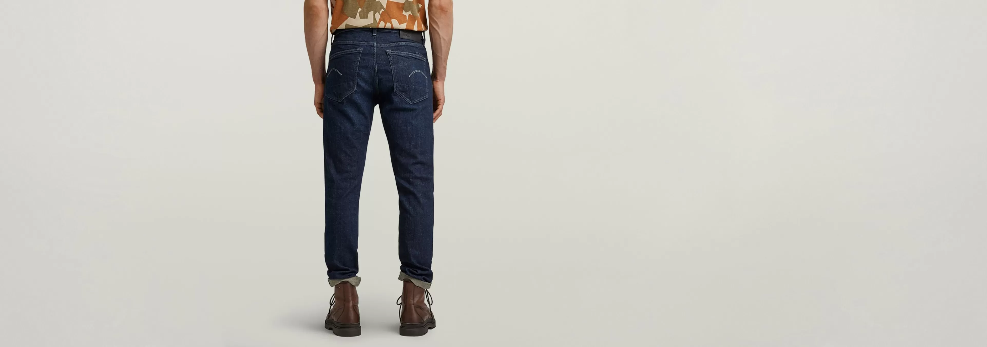 New G-Star 3301 Slim Jeans worn in deep marine