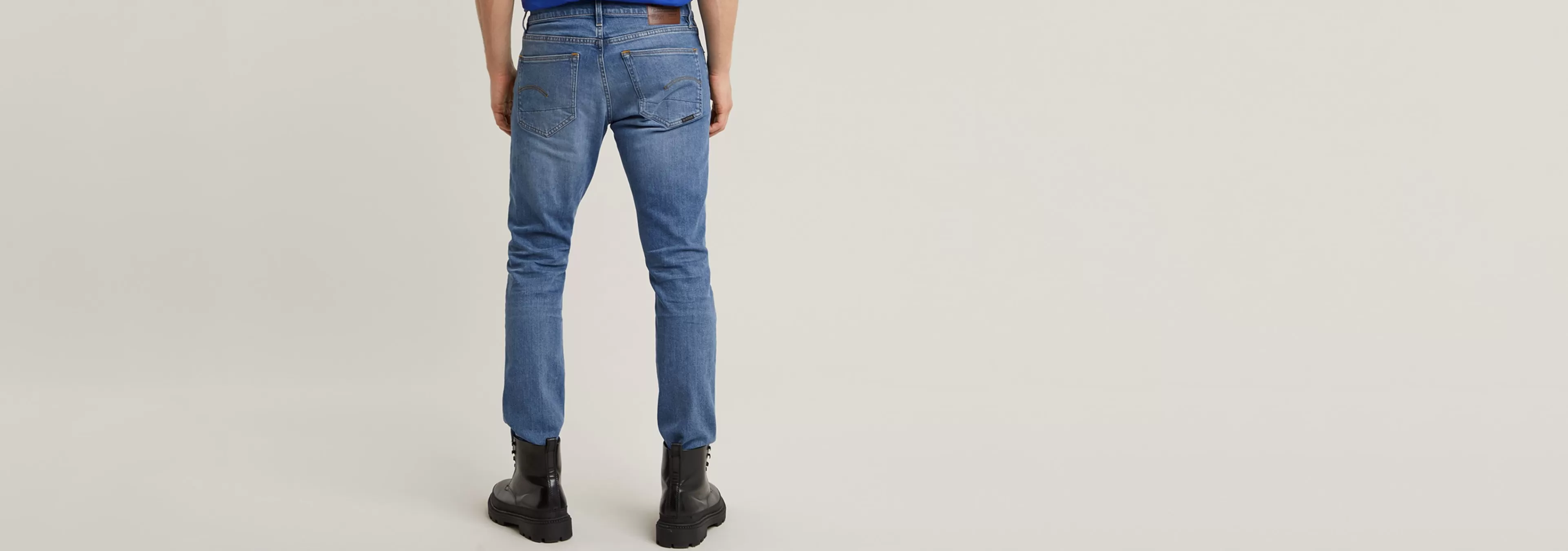 Fashion G-Star 3301 Slim Jeans authentic faded blue