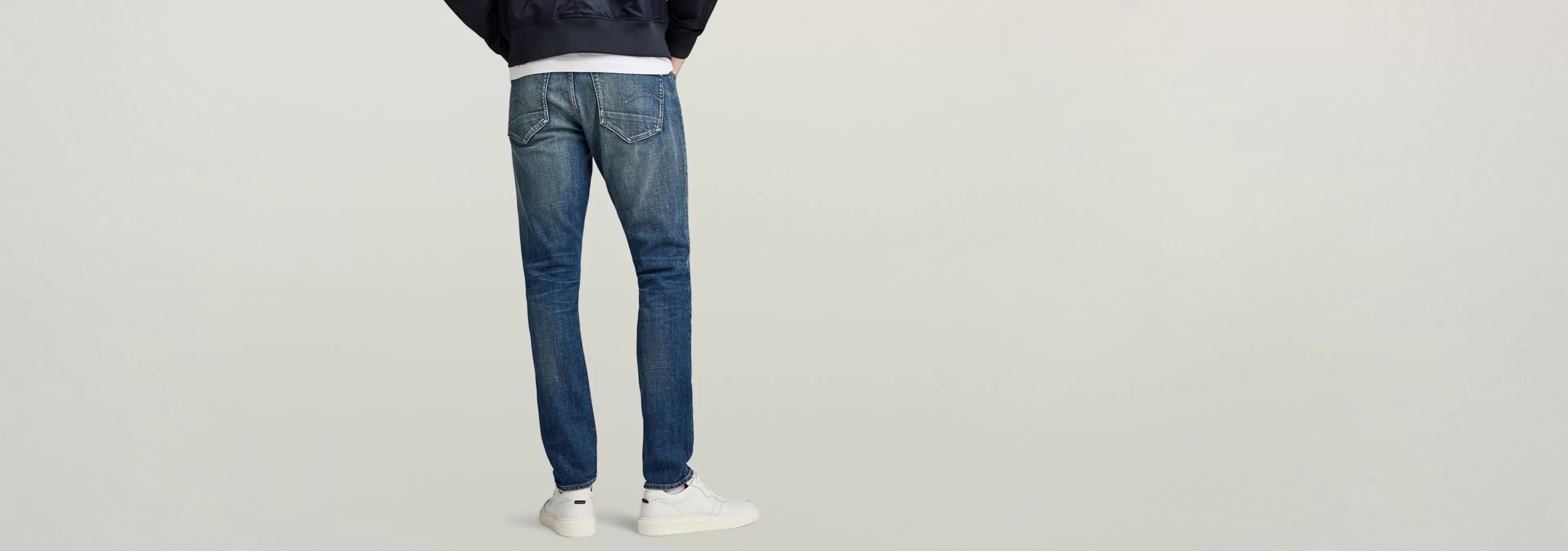 Hot G-Star 3301 Slim Jeans worn in erosion