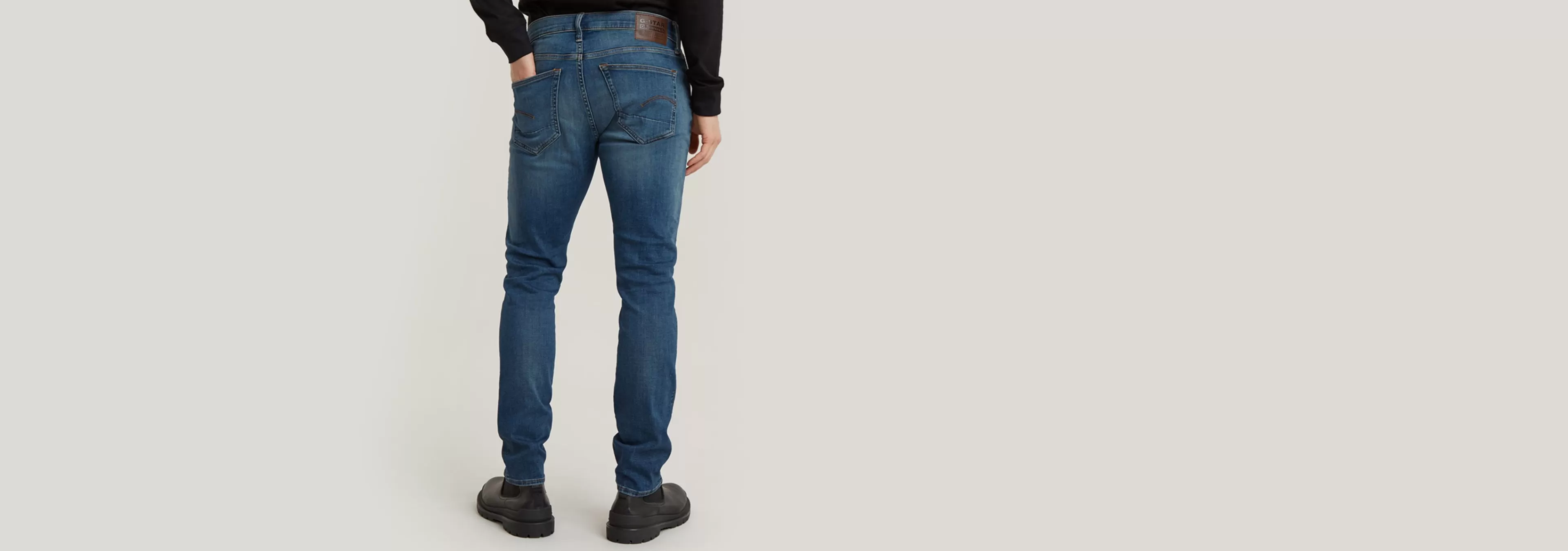 Cheap G-Star 3301 Slim Jeans vintage medium aged