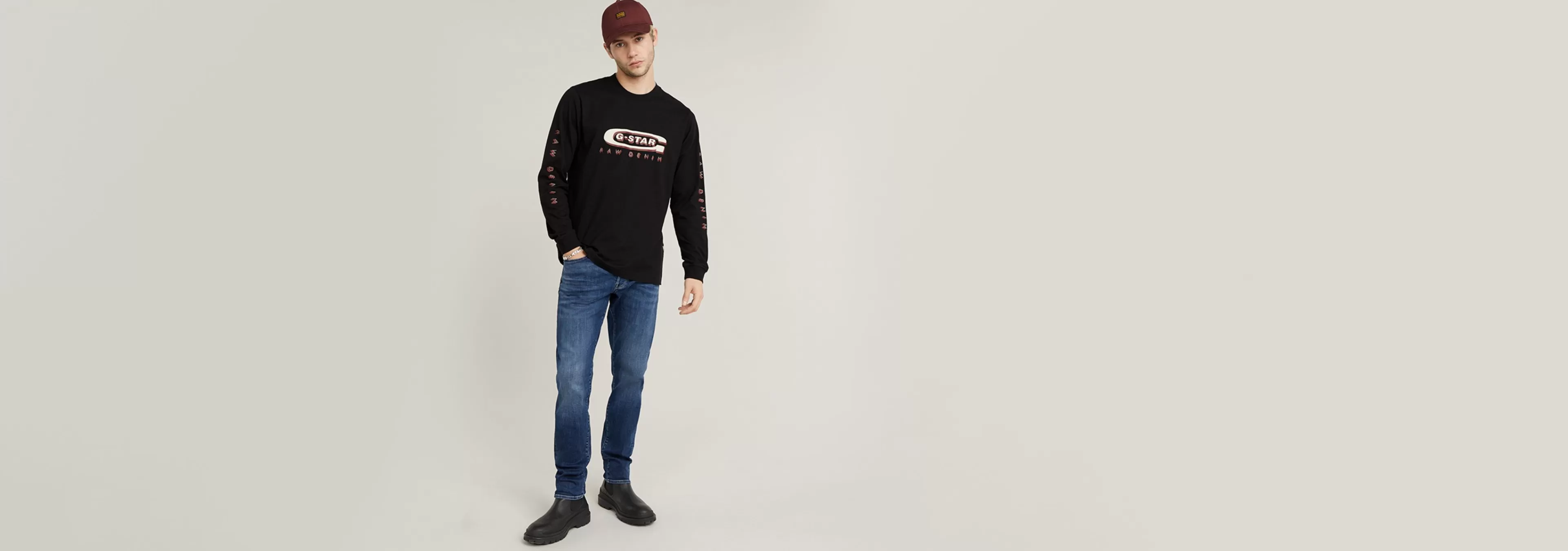 Online G-Star 3301 Slim Jeans medium aged