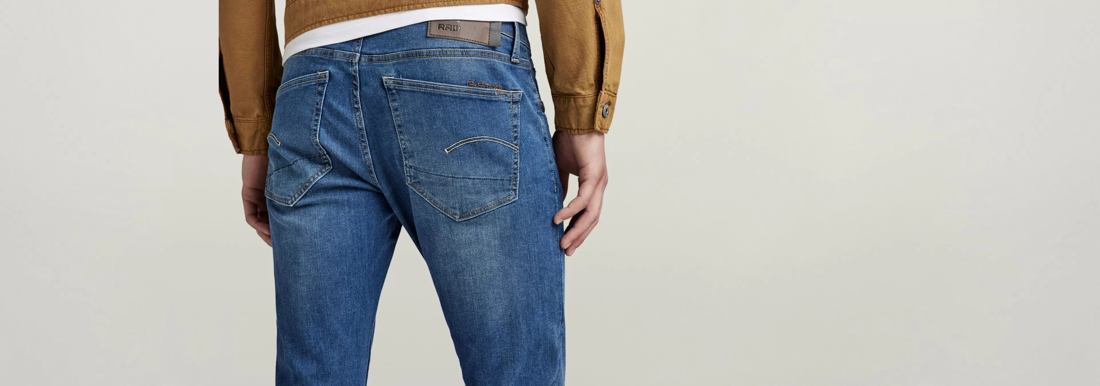 Sale G-Star 3301 Slim Jeans faded blue