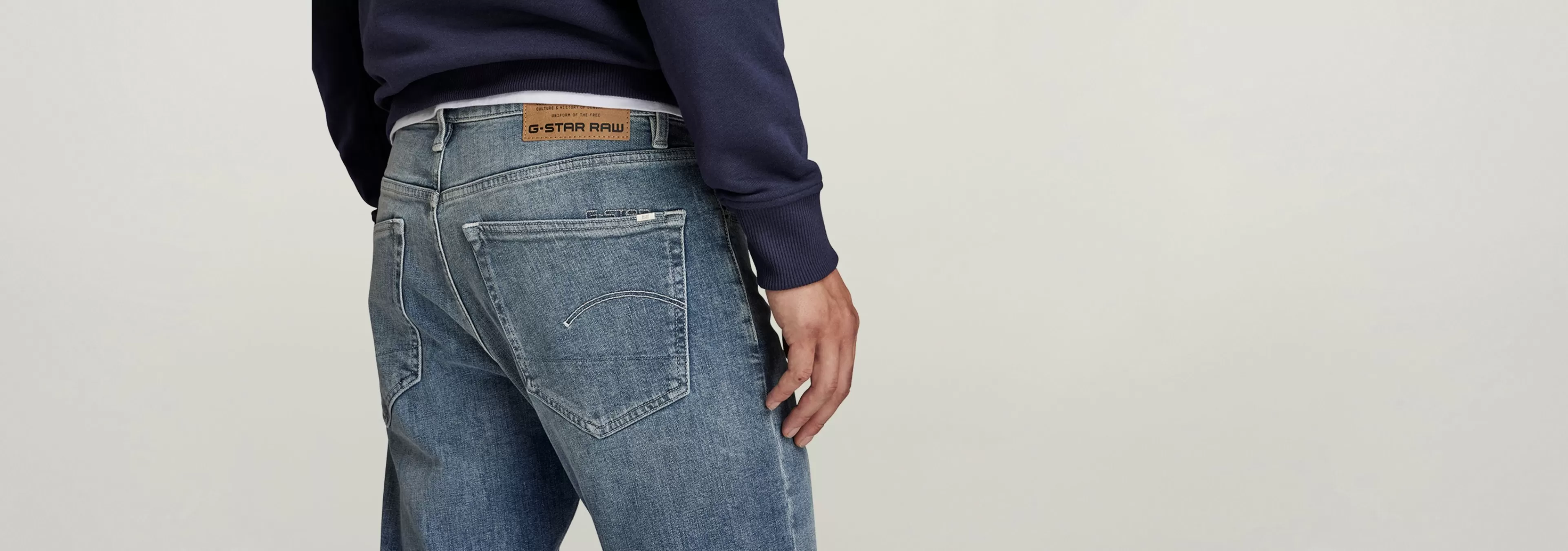 Shop G-Star 3301 Slim Jeans vintage sea breeze