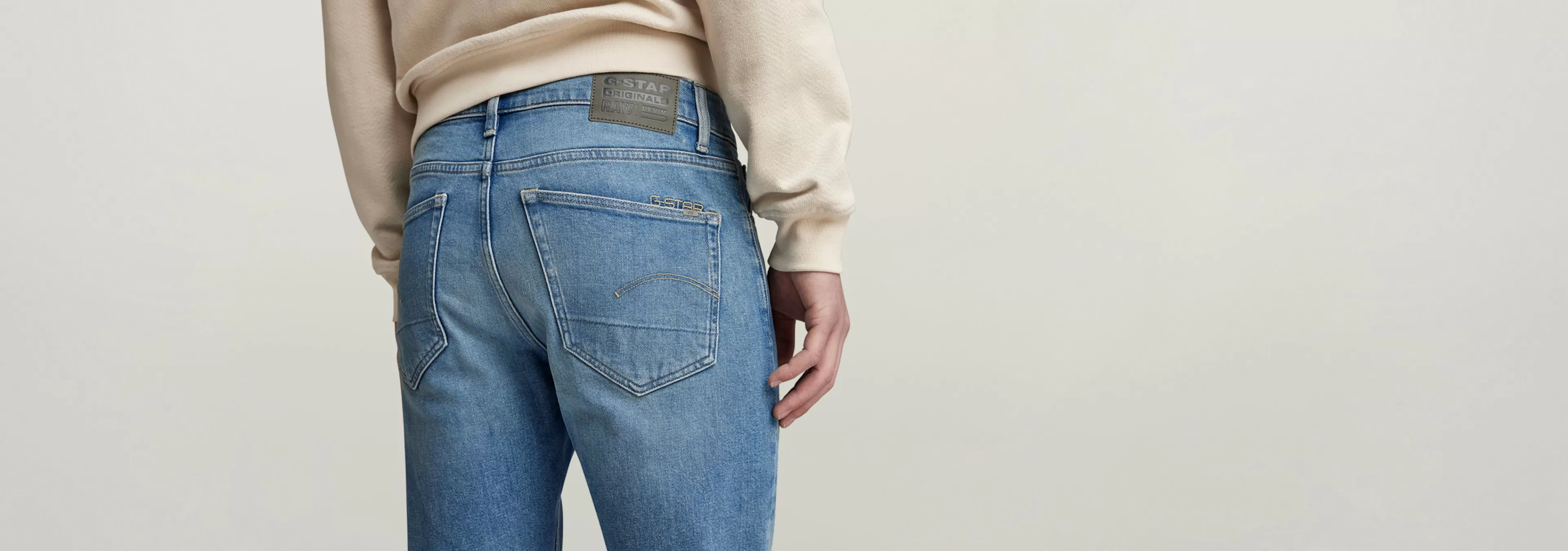 Outlet G-Star 3301 Slim Jeans sun faded waterside