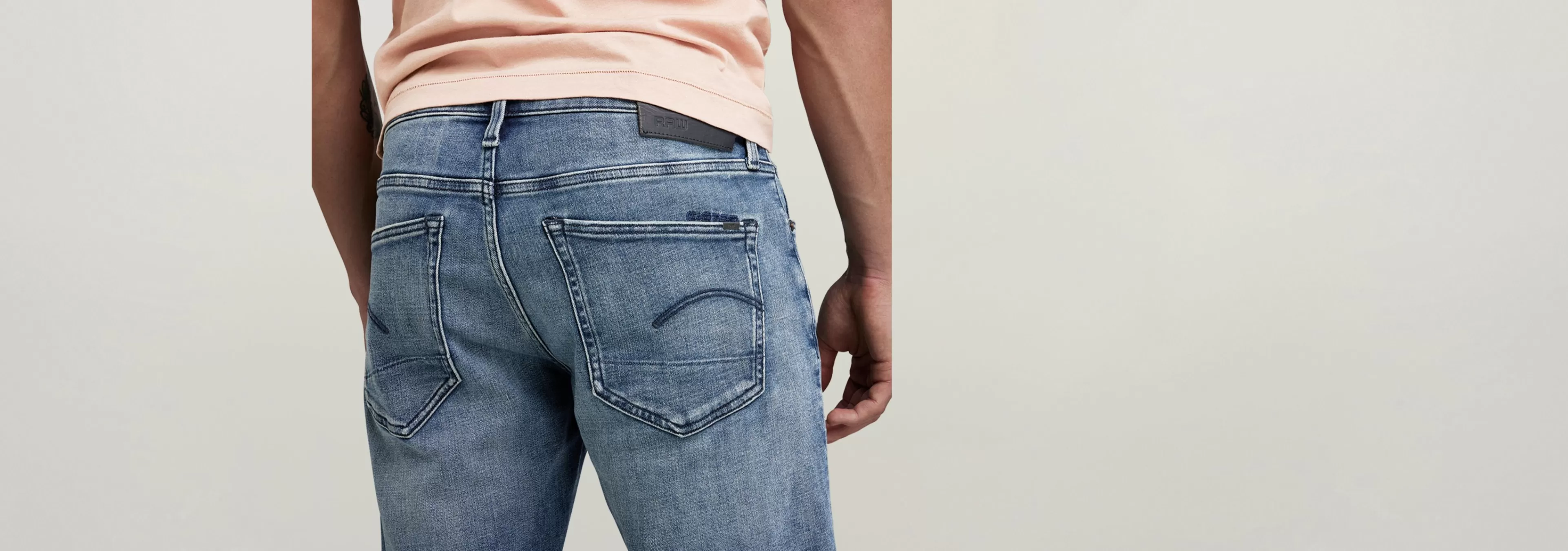 Best G-Star 3301 Slim Short faded cascade