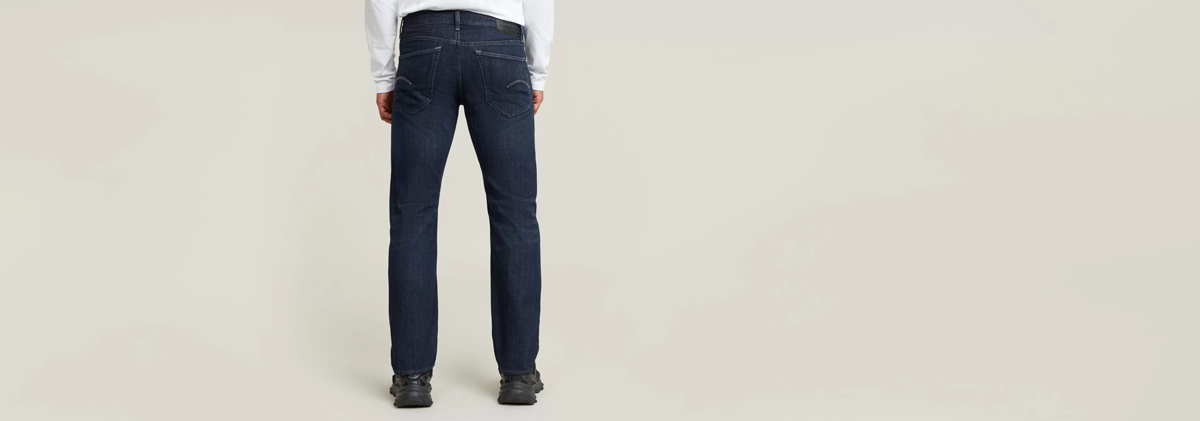 Sale G-Star 3301 Straight Jeans worn in deep marine