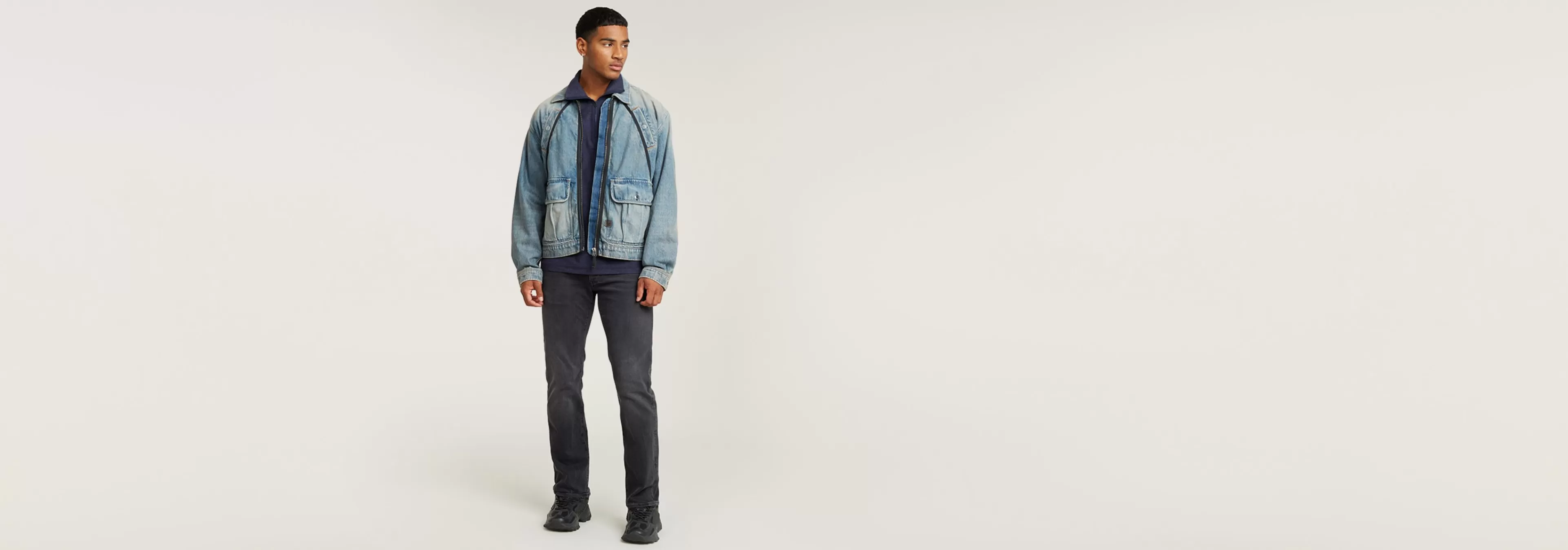 Hot G-Star 3301 Straight Jeans faded blade