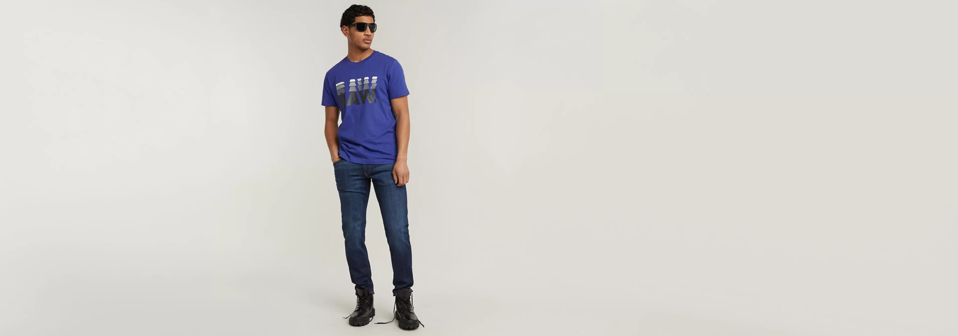 Store G-Star 3301 Straight Jeans dark aged