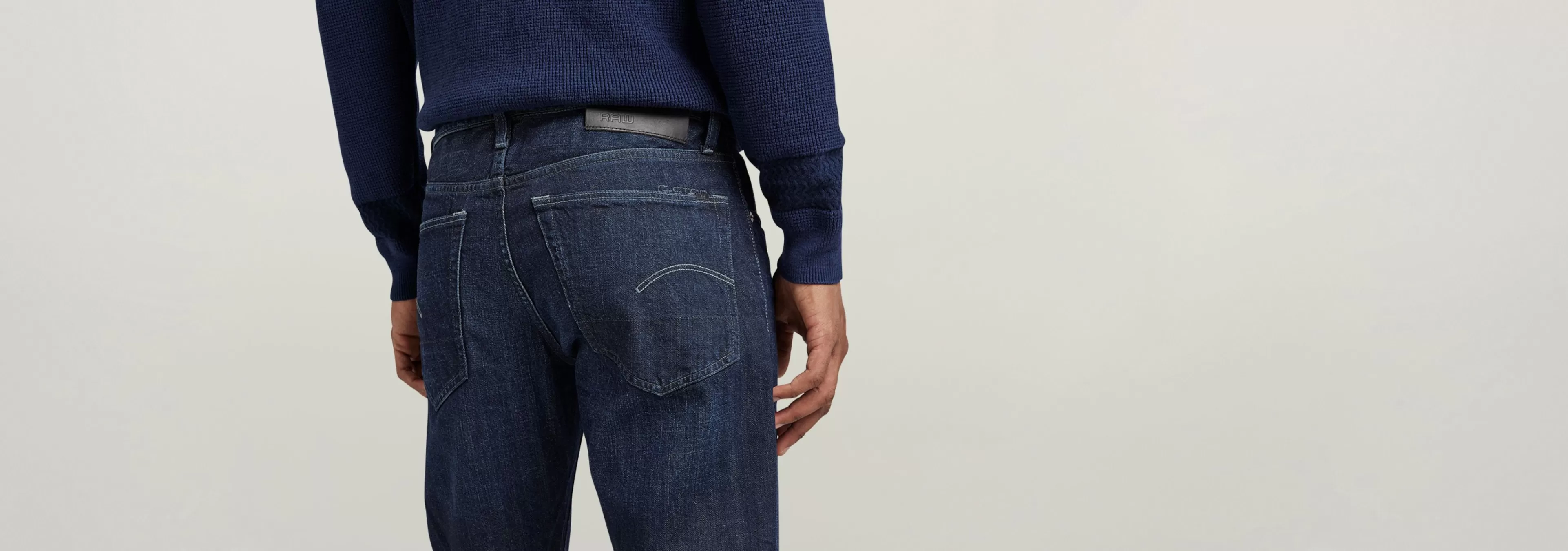 Best G-Star 3301 Straight Jeans worn in deep marine