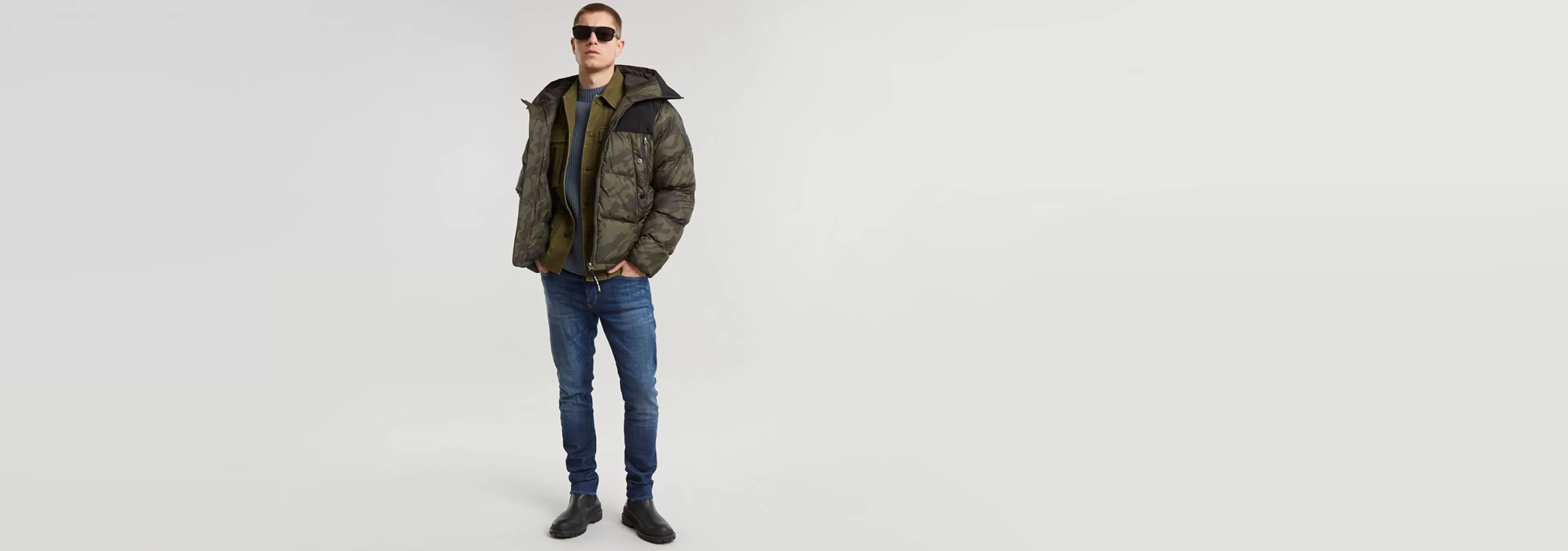 Best G-Star 4 Pocket Overshirt shadow olive