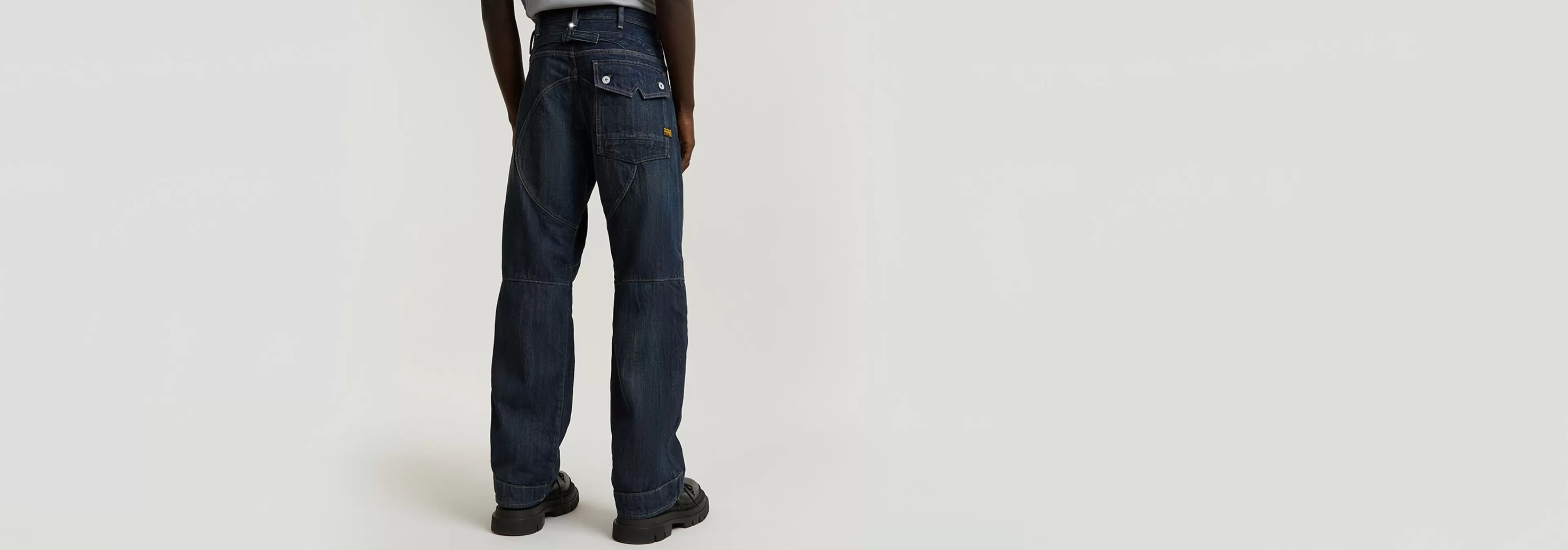 Fashion G-Star 5620 Elwood 3D Loose Jeans worn in sundial