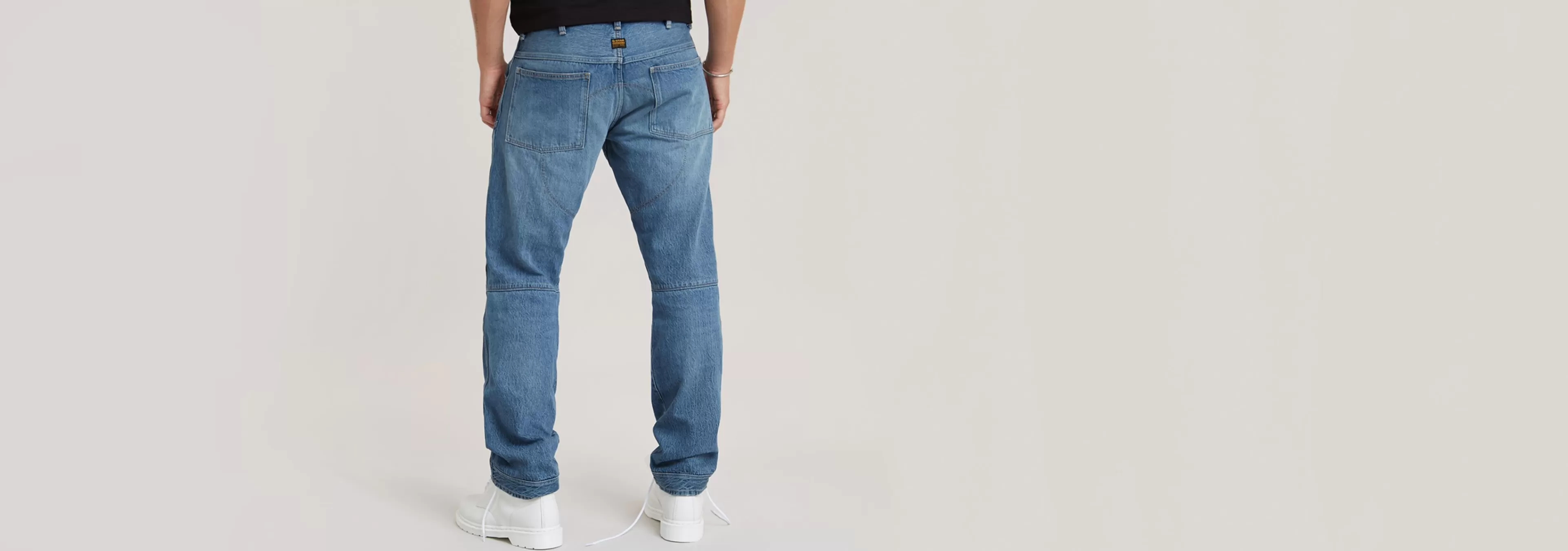Fashion G-Star 5620 Elwood 3D Regular Jeans sun faded blue donau destroyed