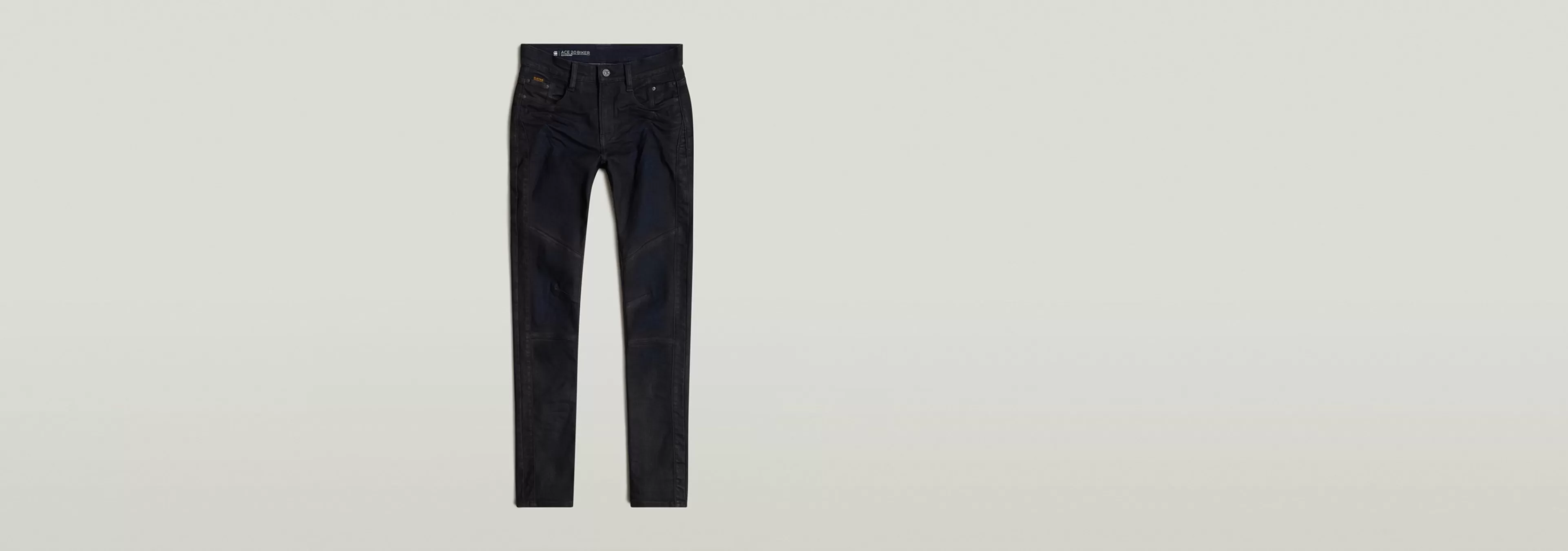 Store G-Star Ace 2.0 Biker Slim Straight Jeans worn in granulite cobler