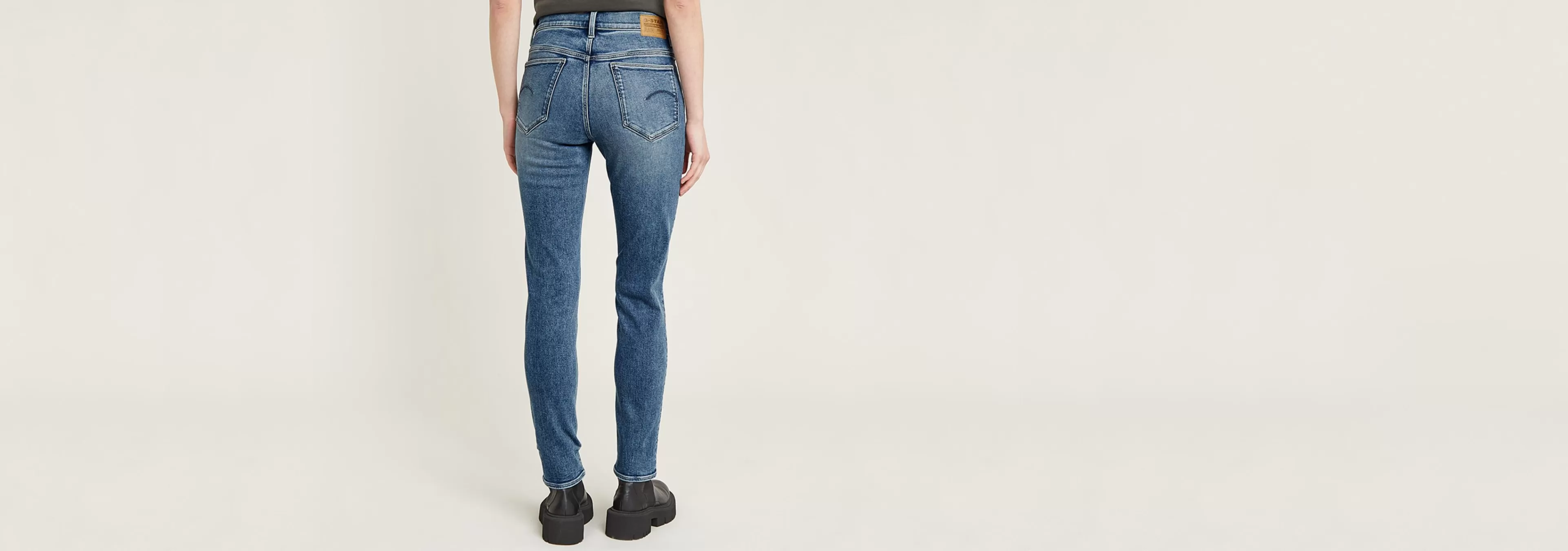 Hot G-Star Ace 2.0 Slim Straight Jeans sun faded ice nuclei