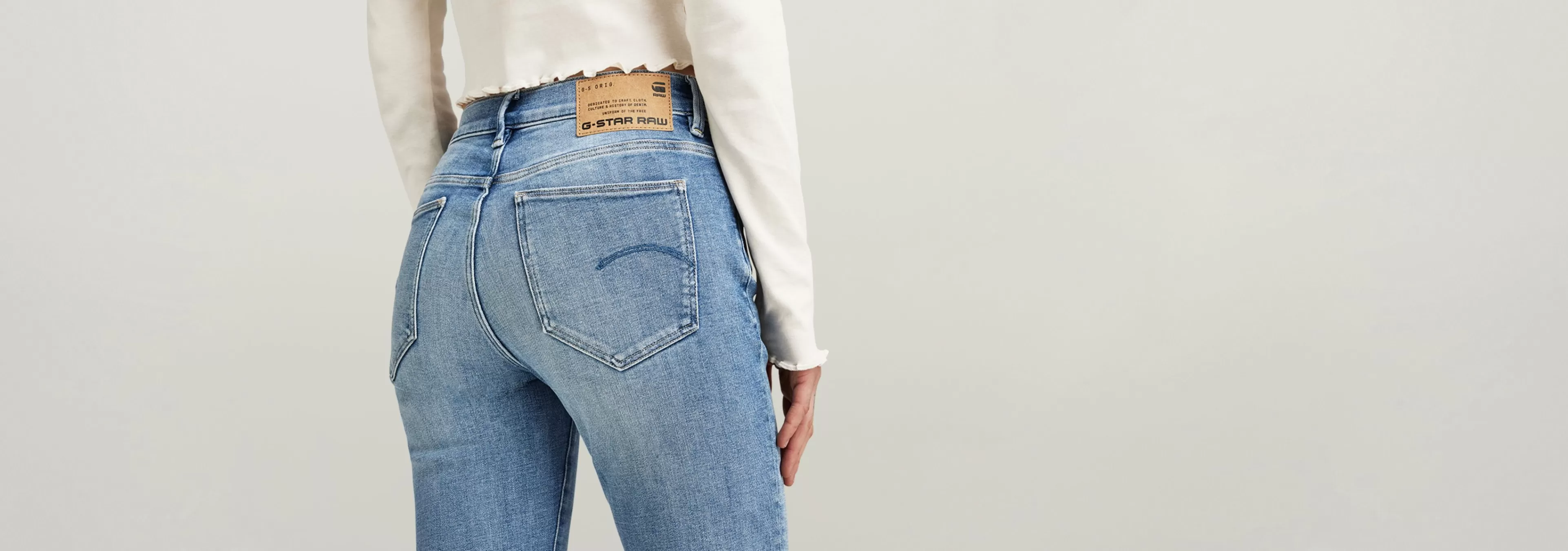 Outlet G-Star Ace 2.0 Slim Straight Jeans sun faded niagara