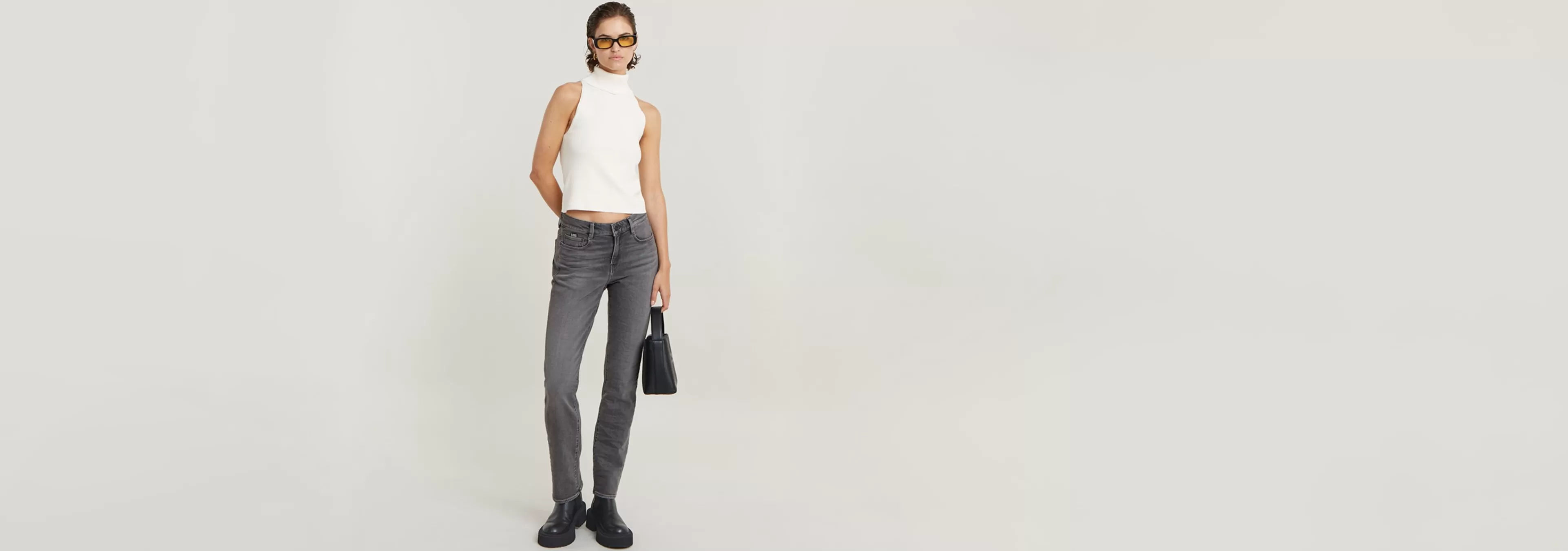 Shop G-Star Ace 2.0 Slim Straight Jeans sun faded plata grey