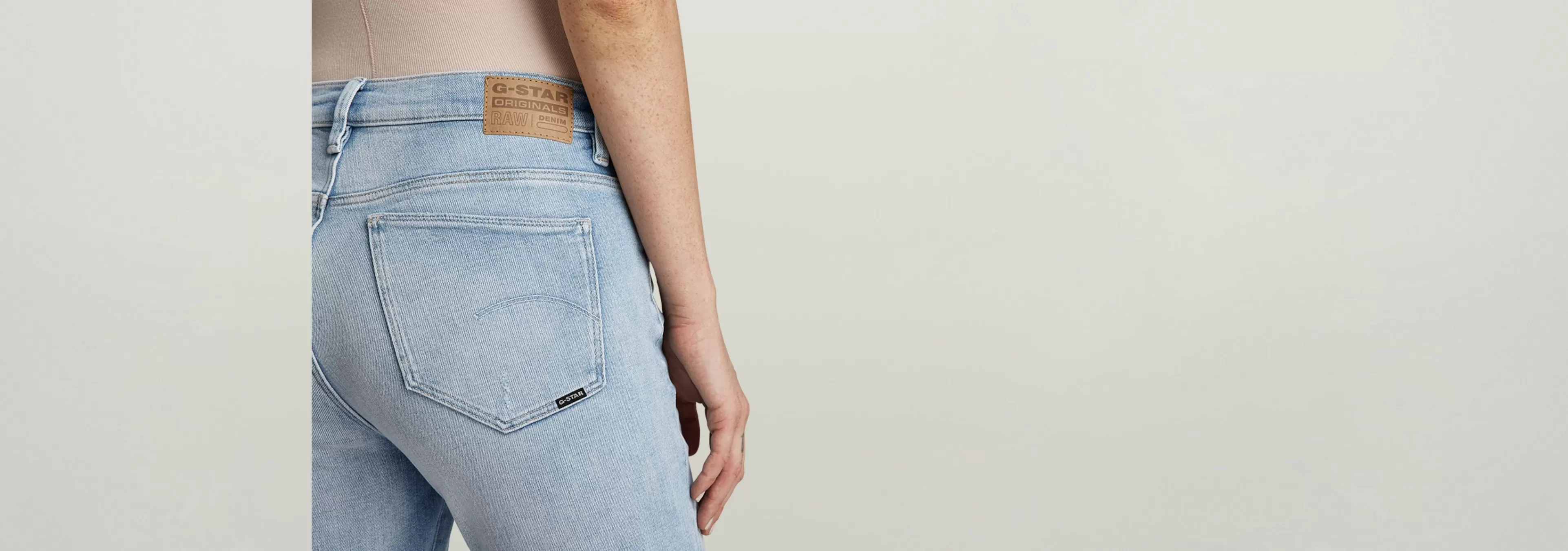 Cheap G-Star Ace 2.0 Slim Straight Jeans sun faded mirage blue