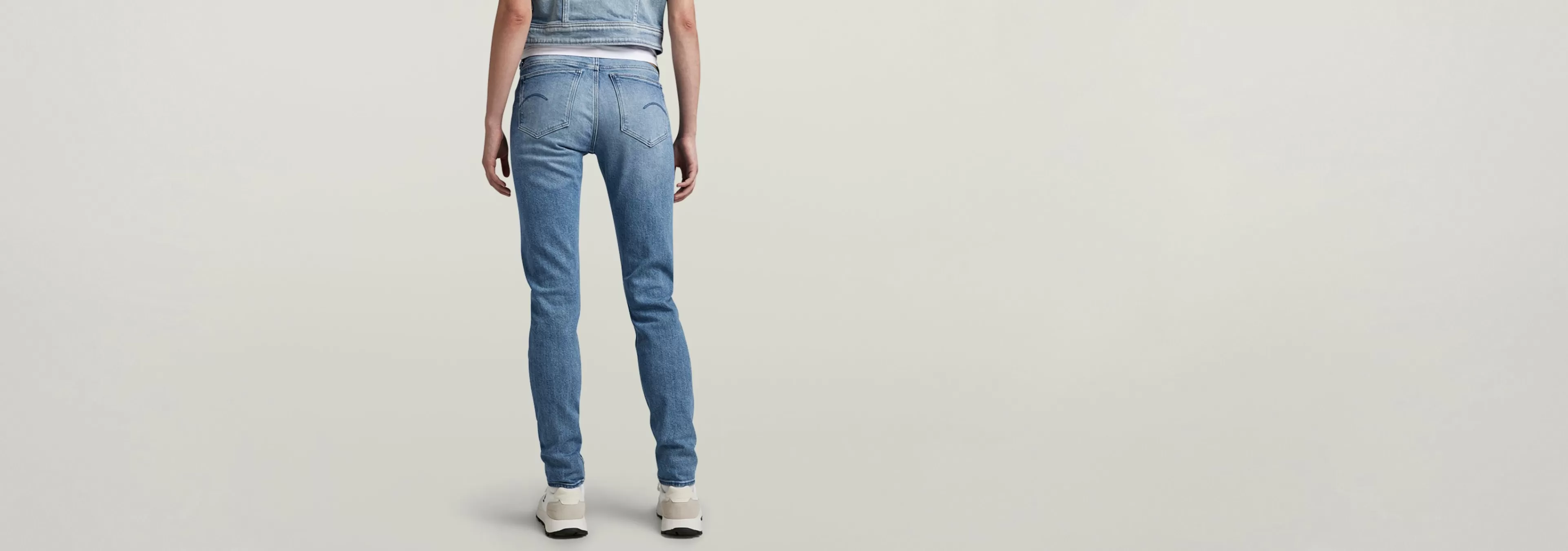 Cheap G-Star Ace Slim Jeans faded niagara