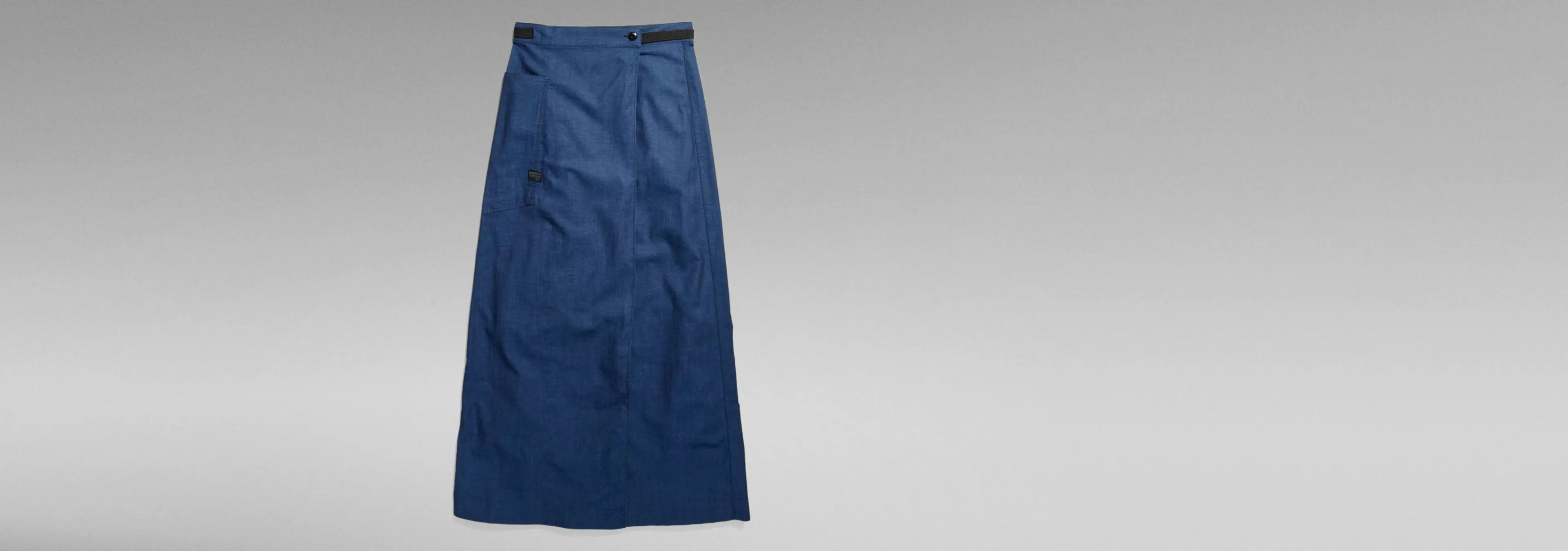 Best G-Star A-Line Long Wikkelrok rinsed