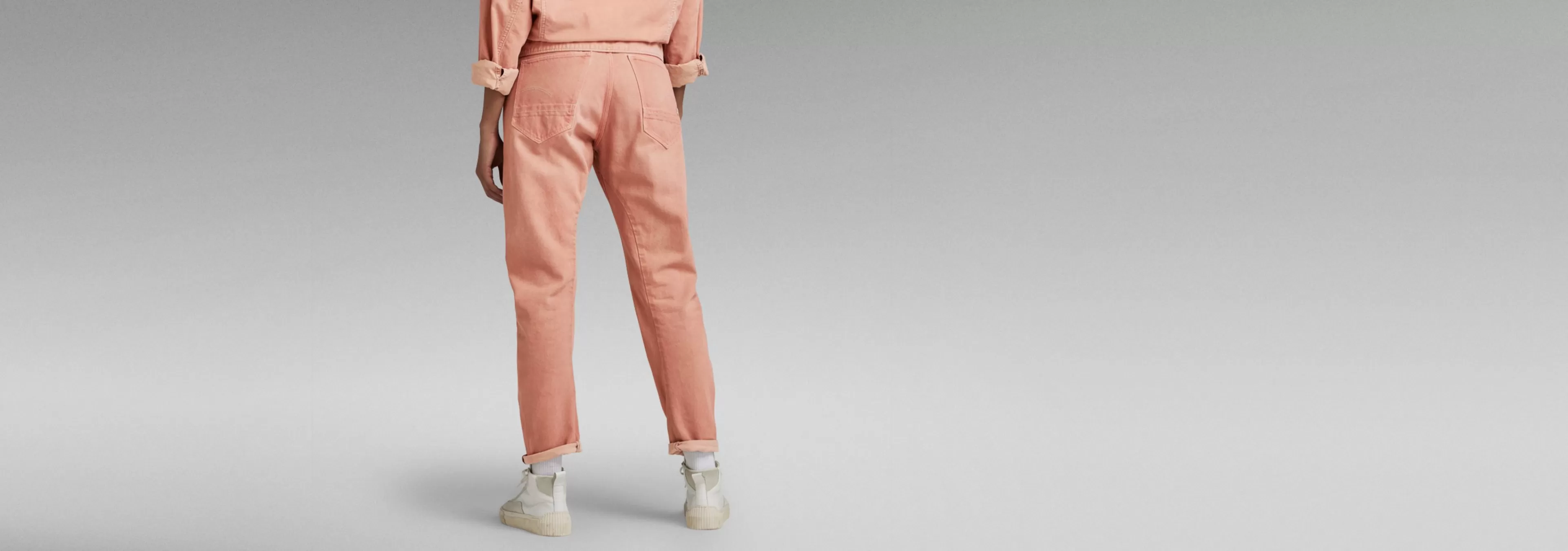 Fashion G-Star Arc 3D Boyfriend Jeans rainbow light dusty rose gd