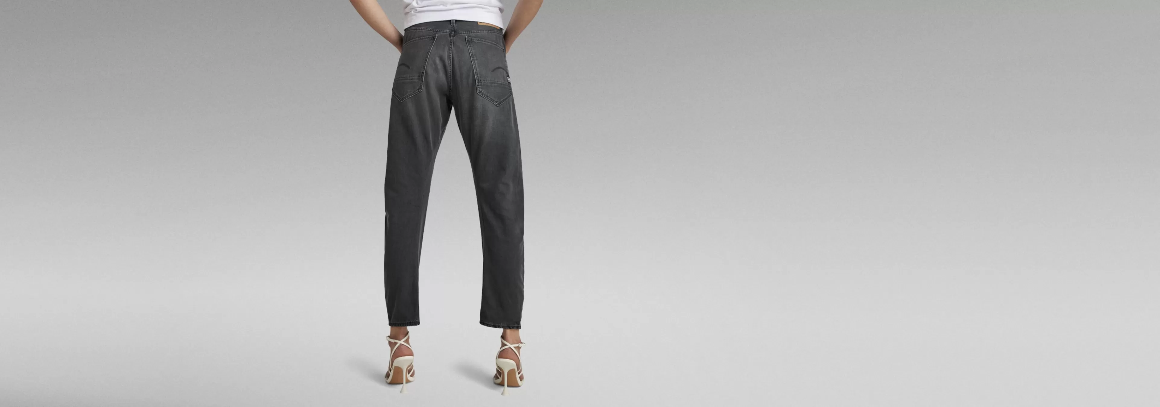 Shop G-Star Arc 3D Boyfriend Jeans faded blade