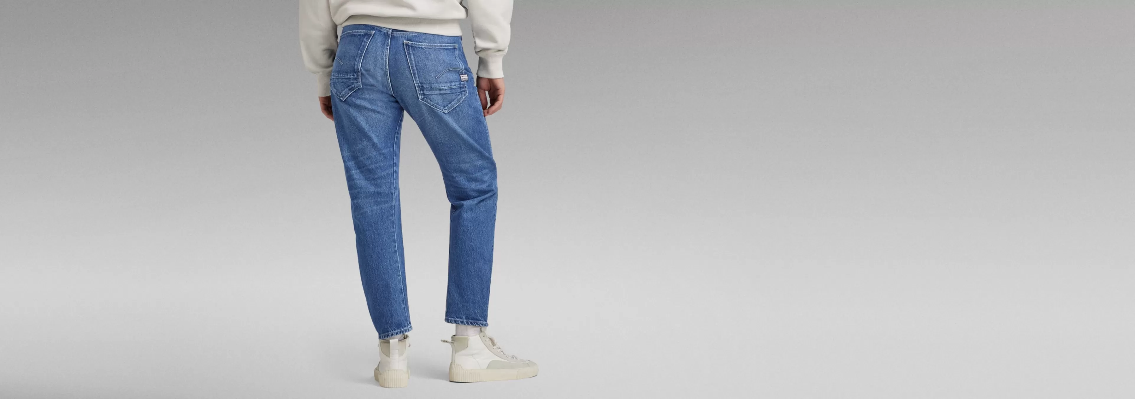 Shop G-Star Arc 3D Boyfriend Jeans faded harbor