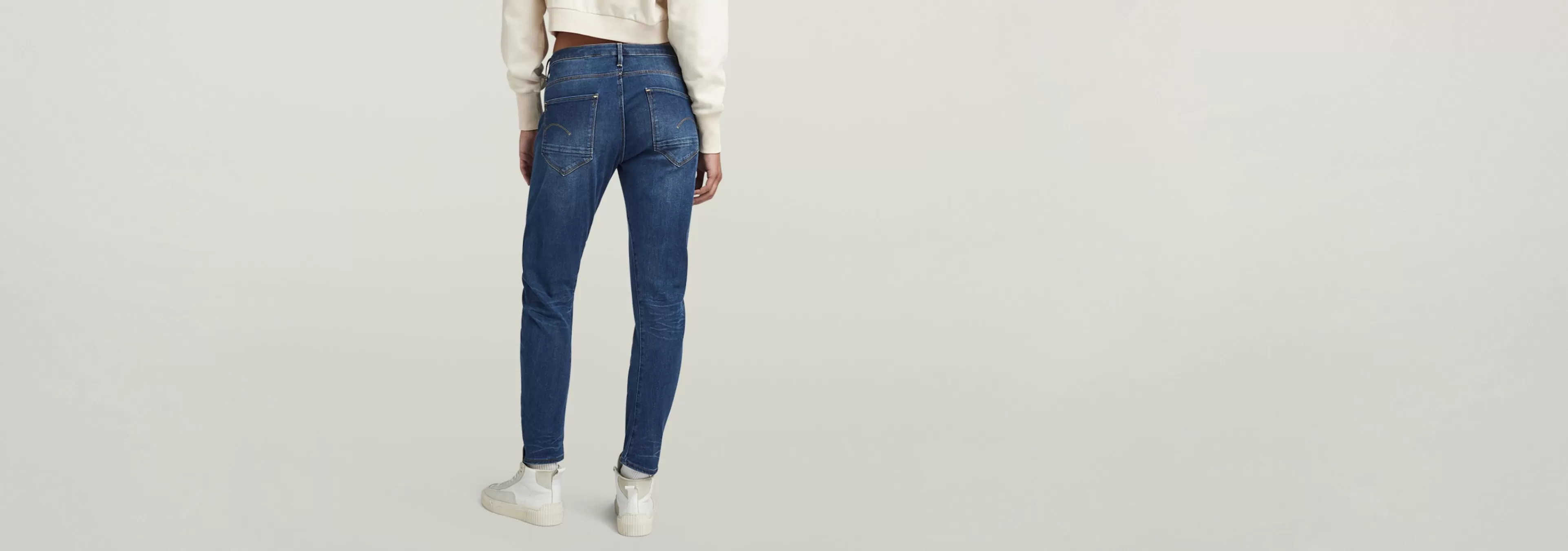 Fashion G-Star Arc 3D Low Waist Boyfriend Jeans medium aged