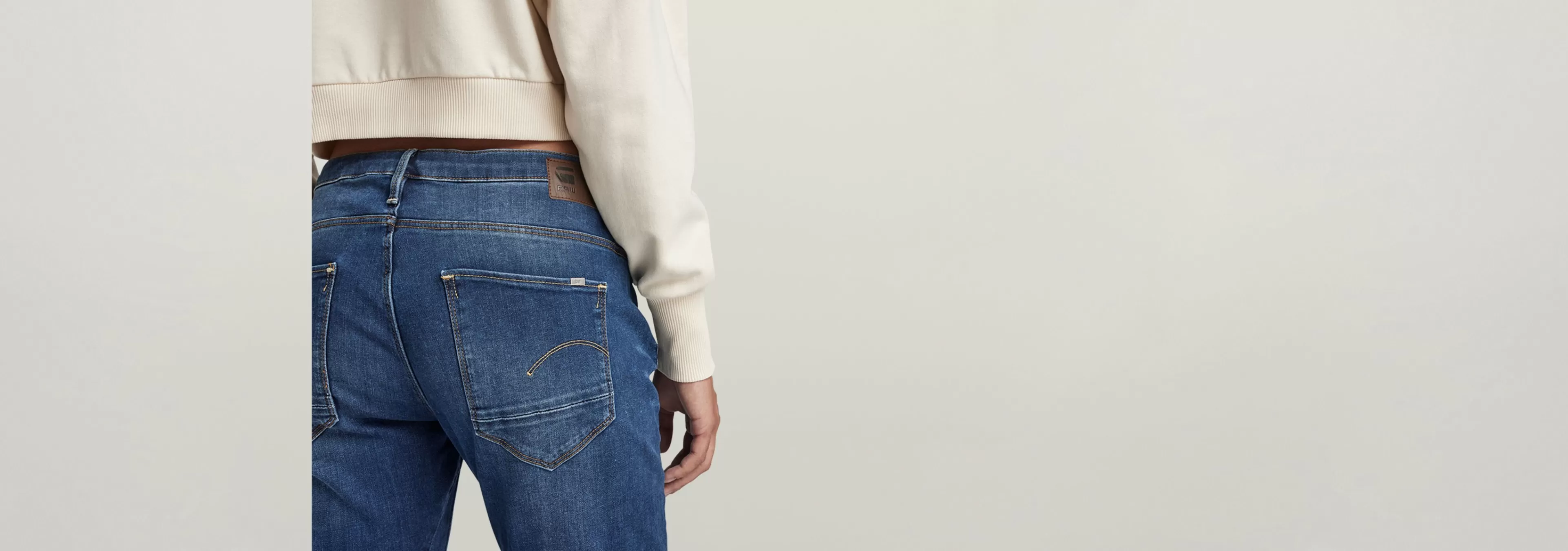 Fashion G-Star Arc 3D Low Waist Boyfriend Jeans medium aged